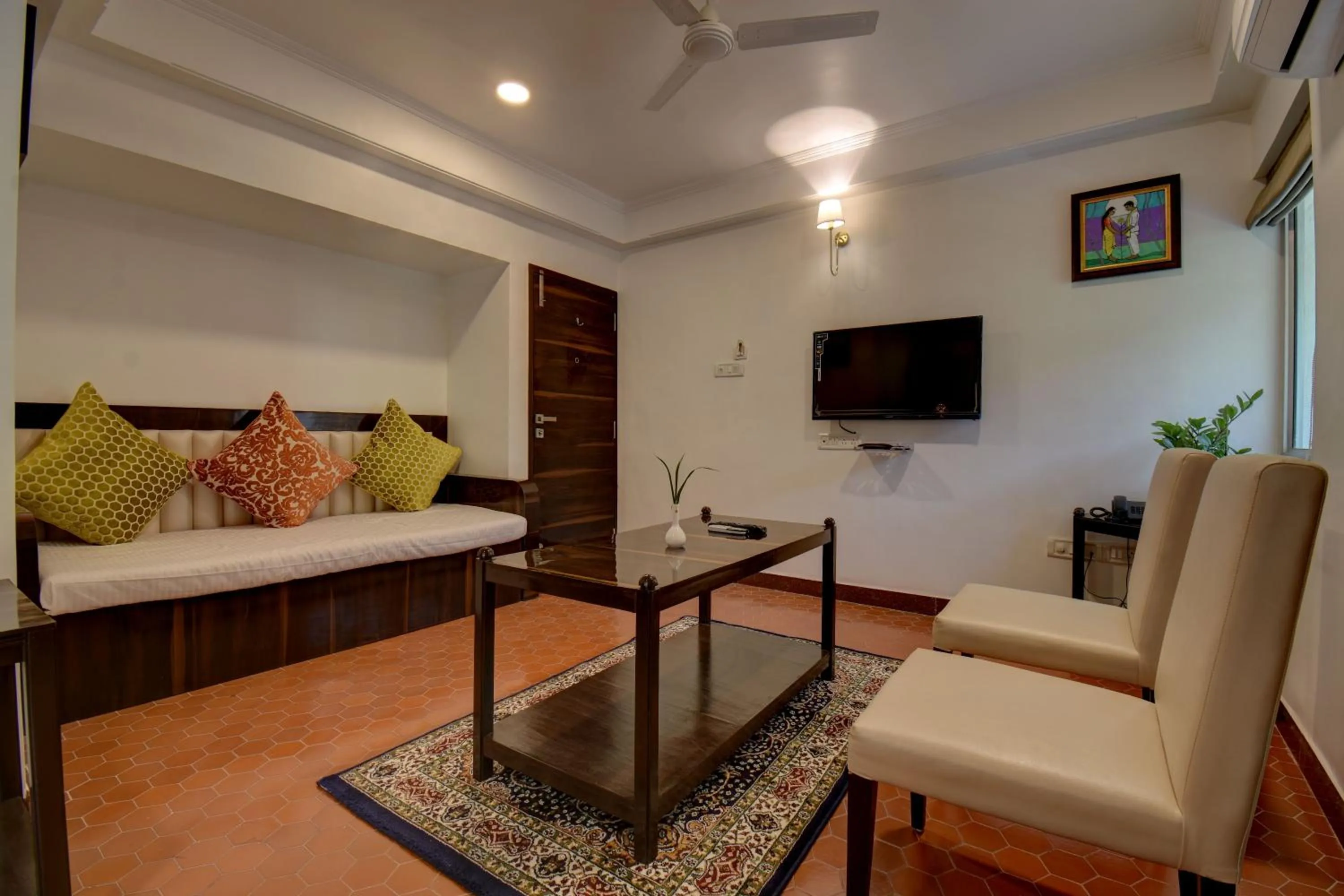 Living room in Elite Hotel