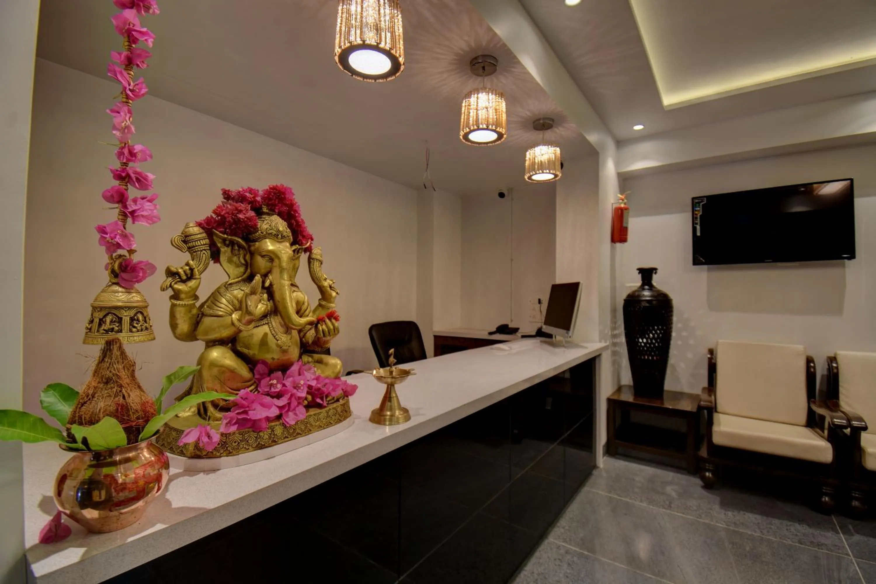 Lobby or reception in Elite Hotel