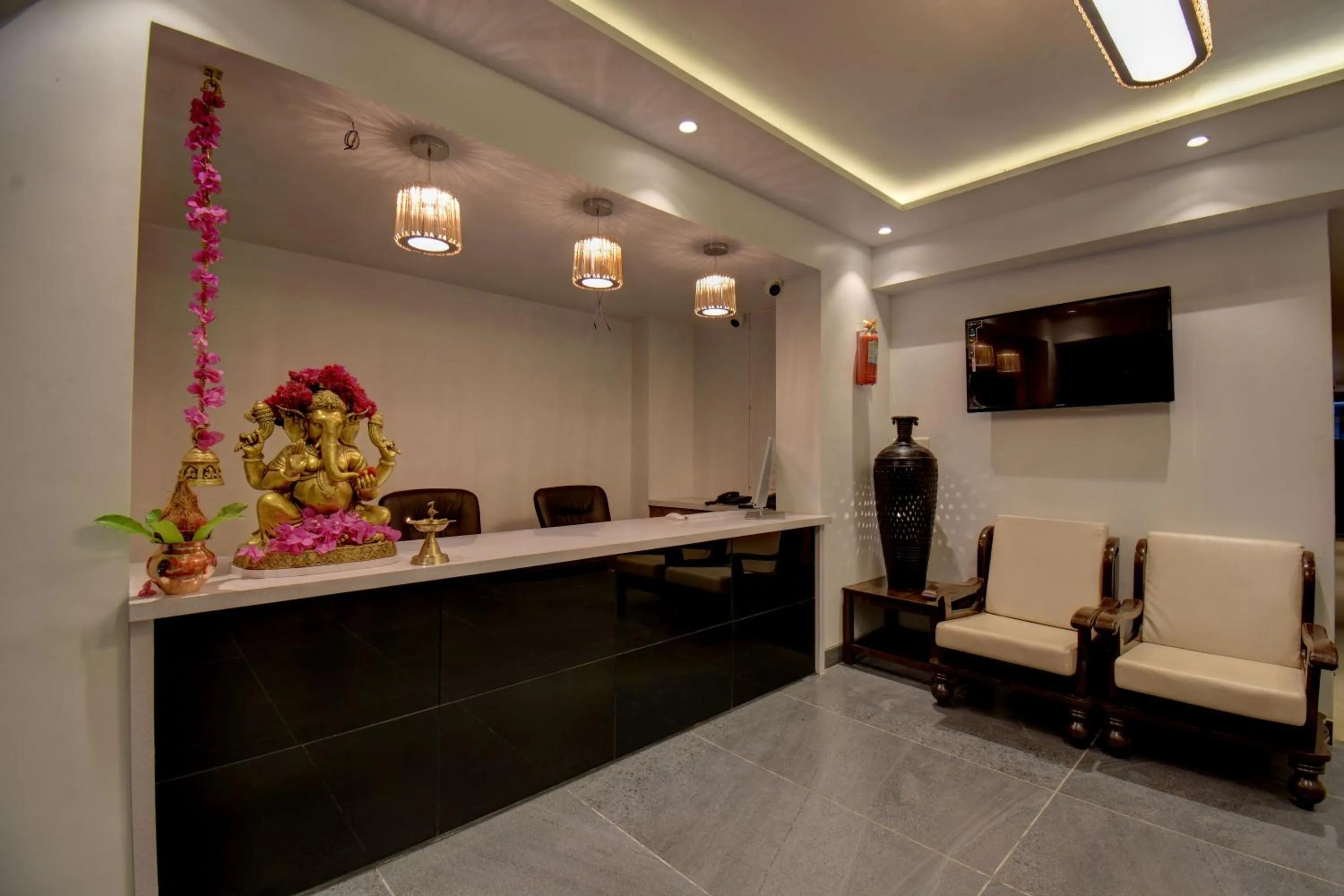 Lobby or reception in Elite Hotel