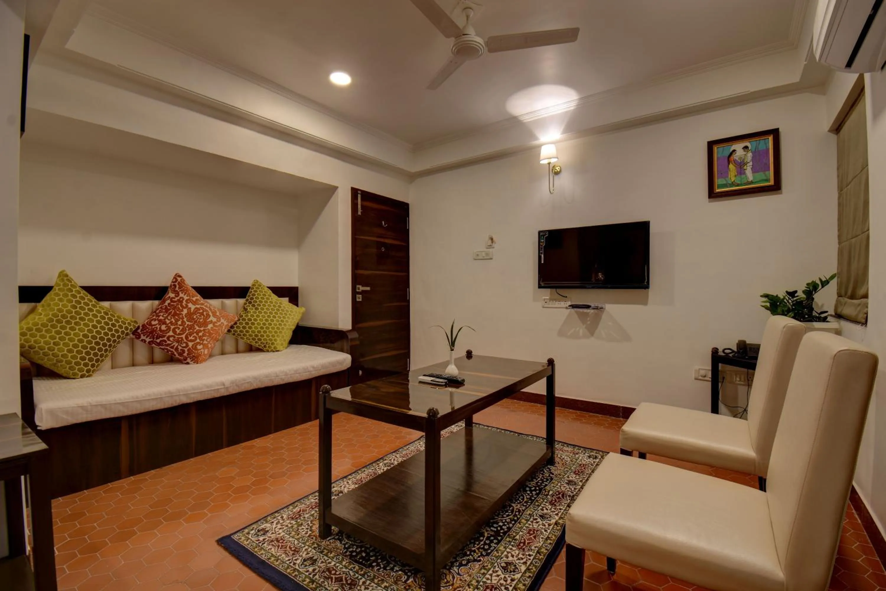 Living room in Elite Hotel