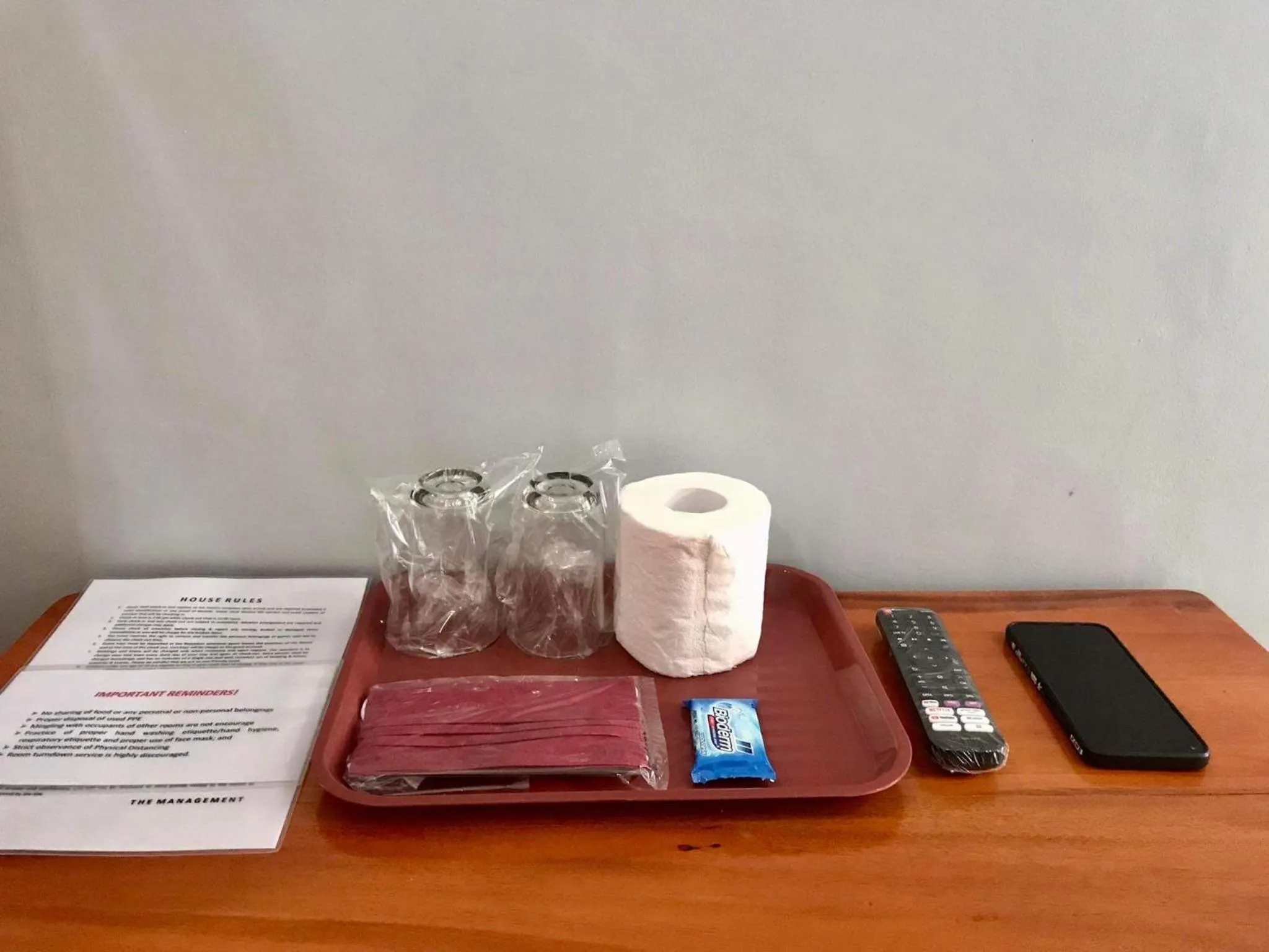 minibar in RedDoorz at Gracia's Calzada Inn Camiguin