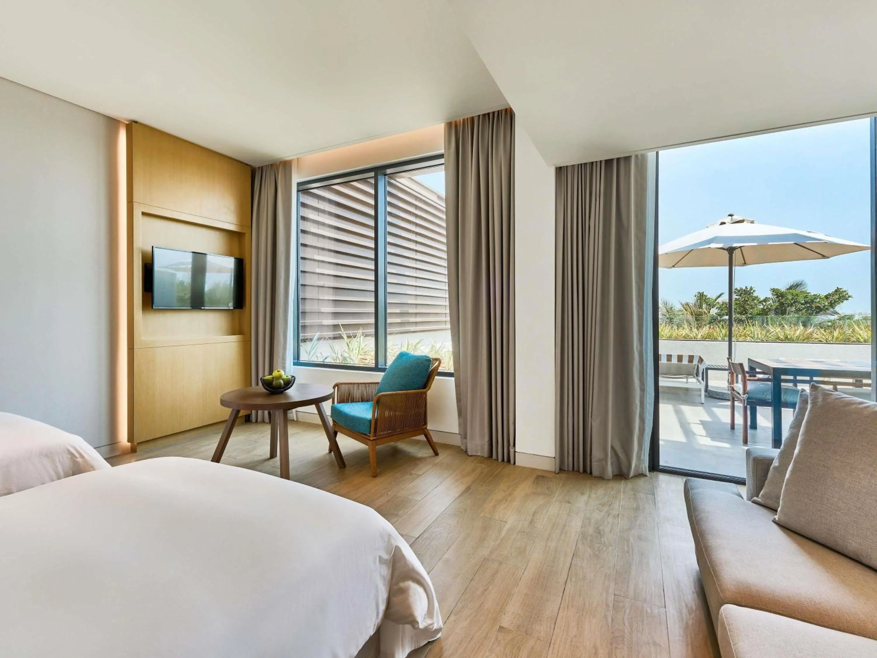 Bedroom in Mövenpick Resort Al Marjan Island