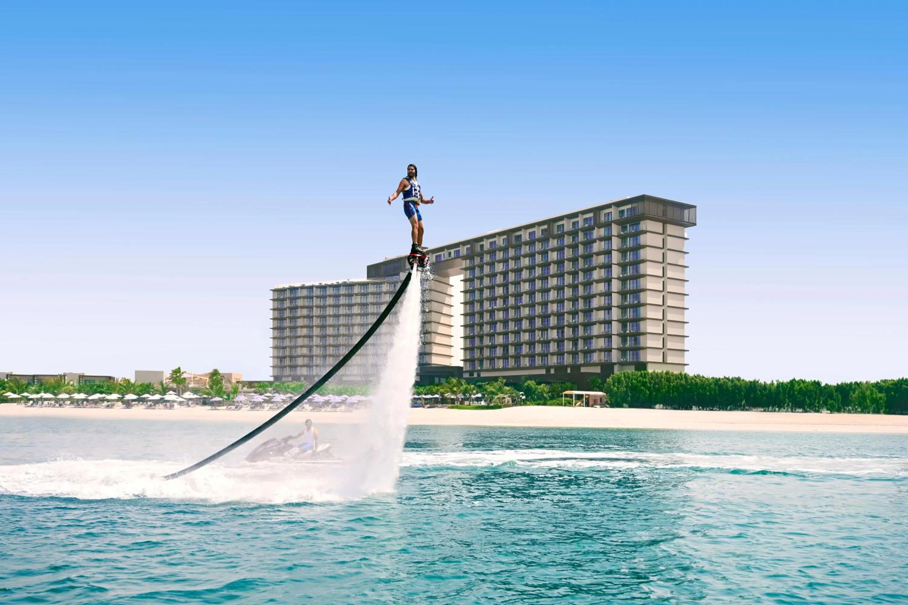 Aqua park in Mövenpick Resort Al Marjan Island