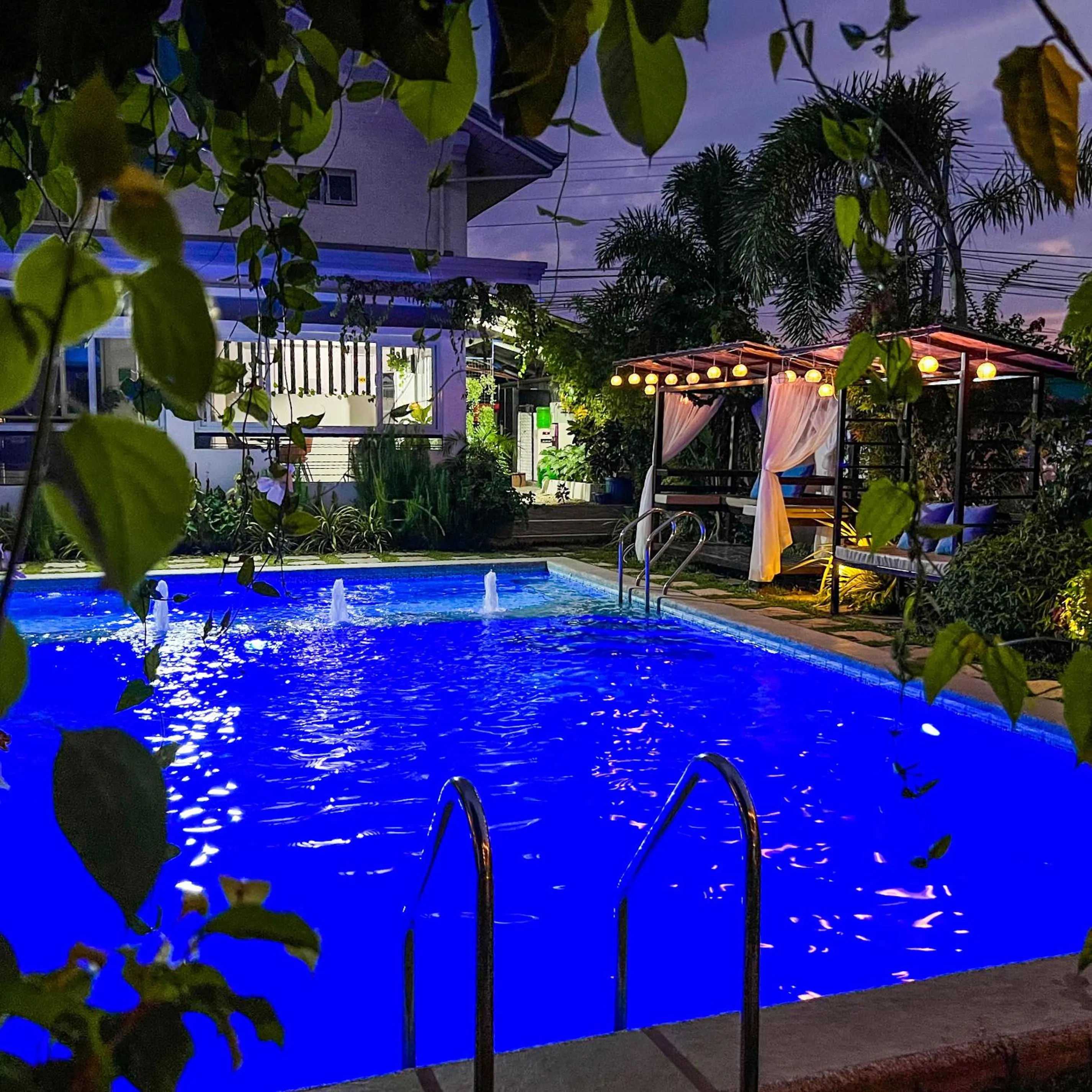 Pool view in Casa Cecilia Hotel