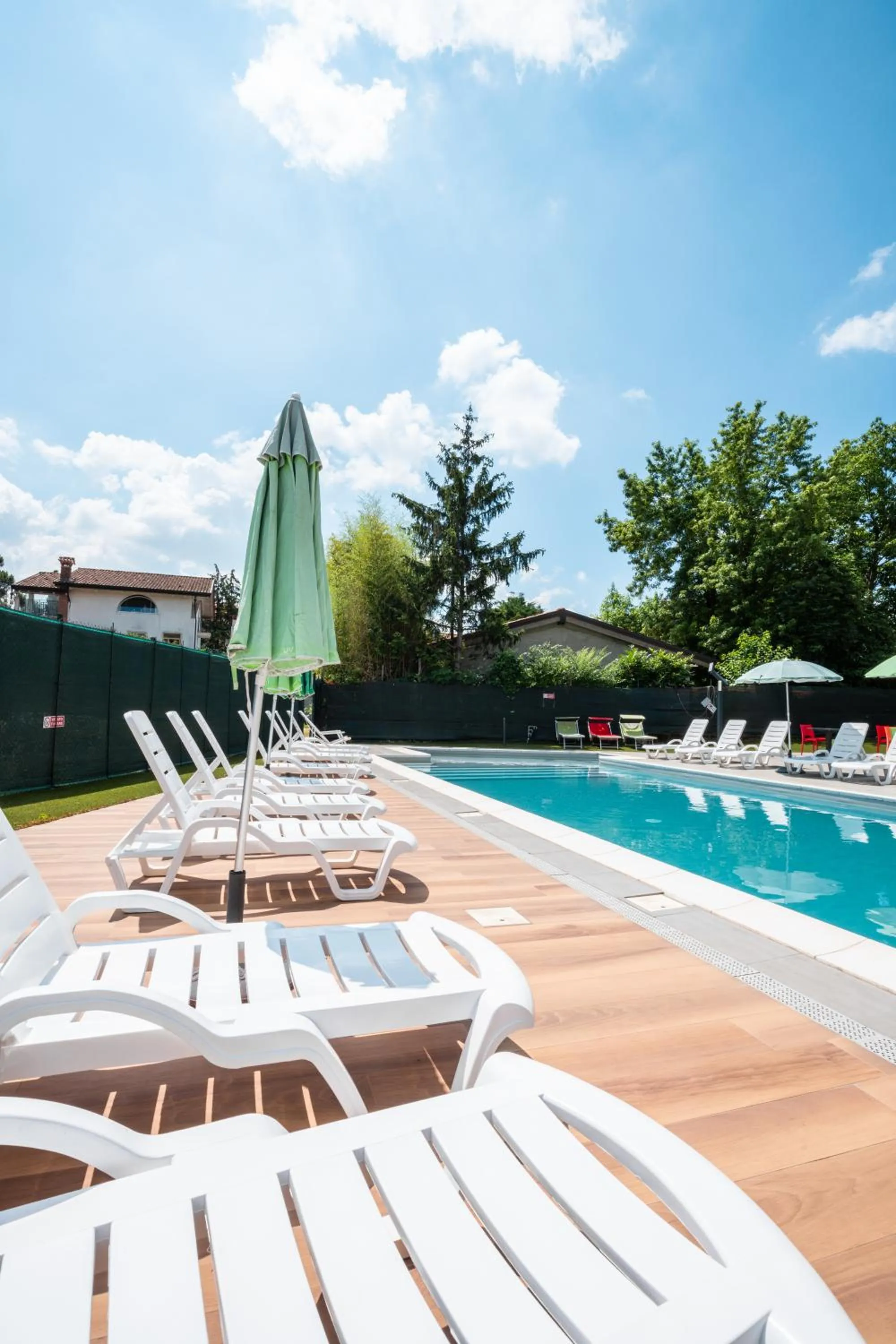 Pool view in Hotel Stadio