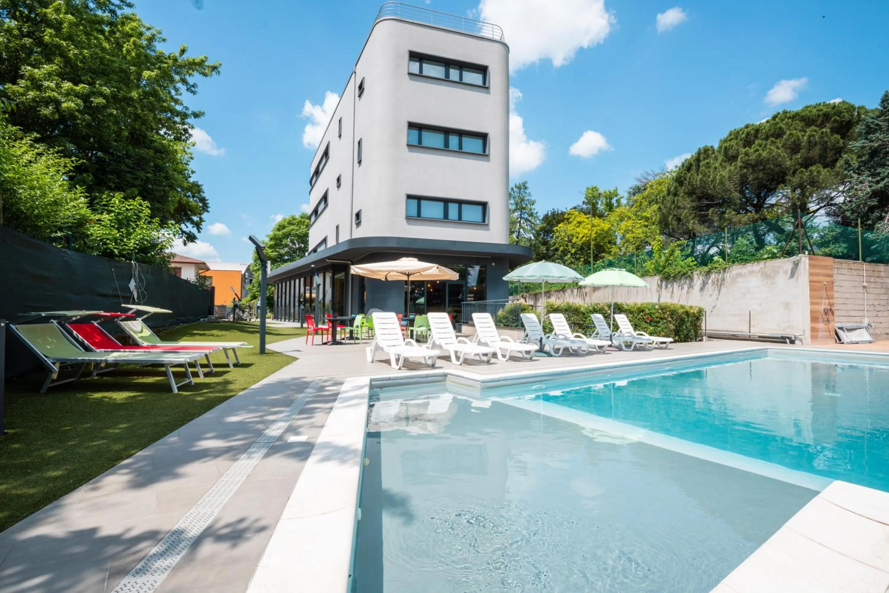 Swimming pool in Hotel Stadio