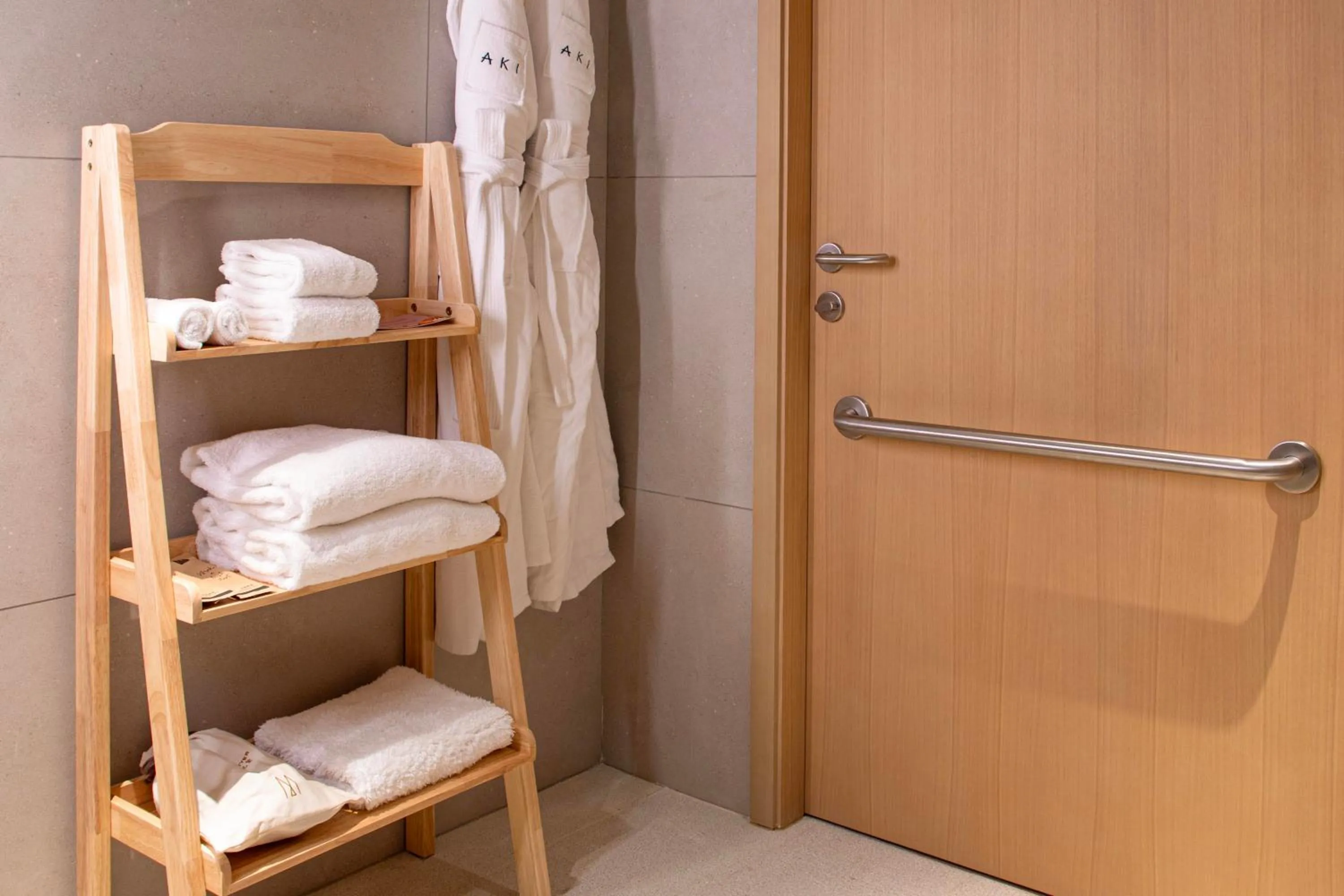 Bathroom, Bed in AKI Hotel Hong Kong - MGallery Collection