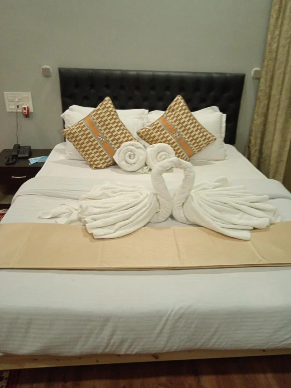 Bed in HOTEL MITTAL GARDEN