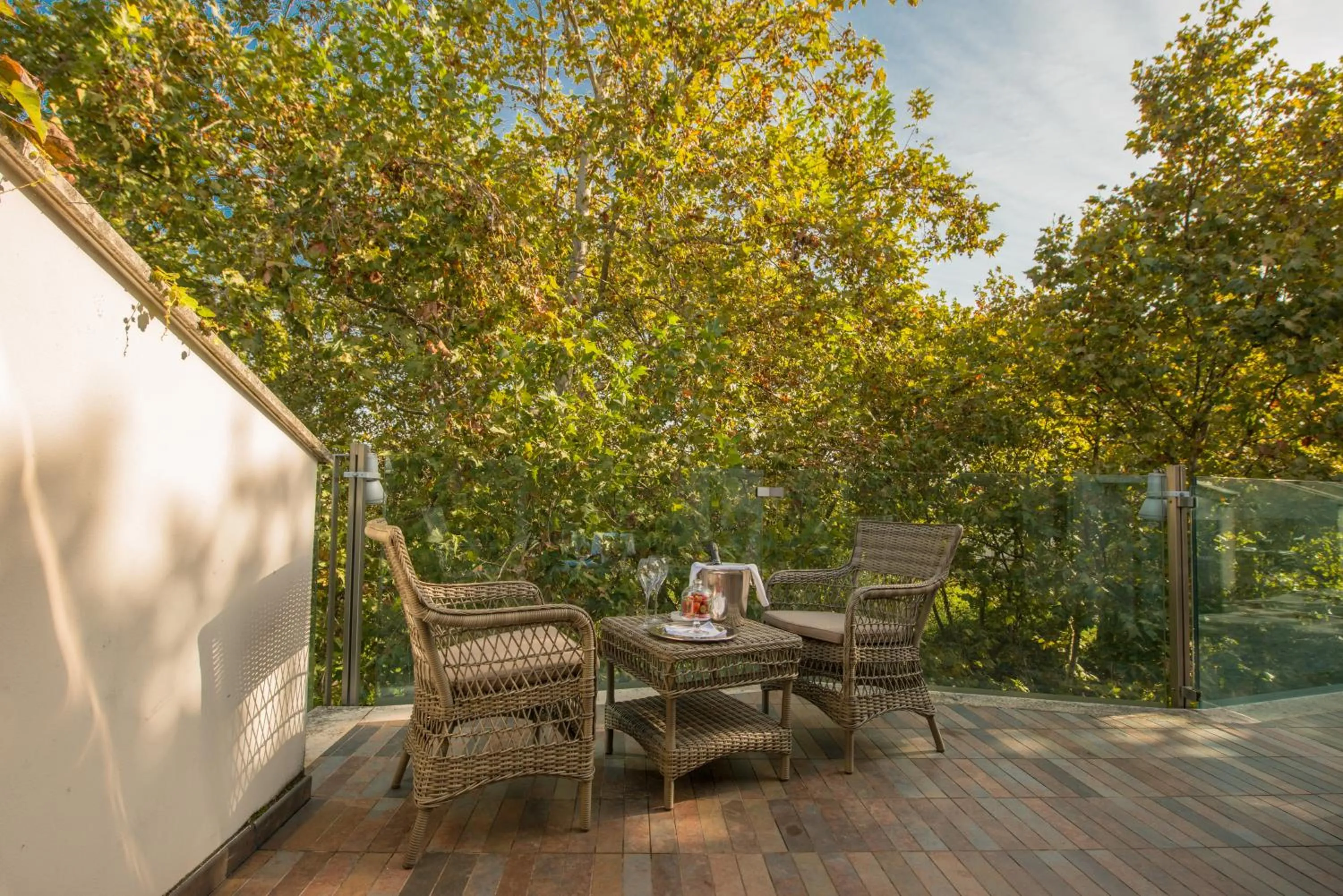 Balcony/Terrace in Hotel de la Ville Monza - Small Luxury Hotels of the World