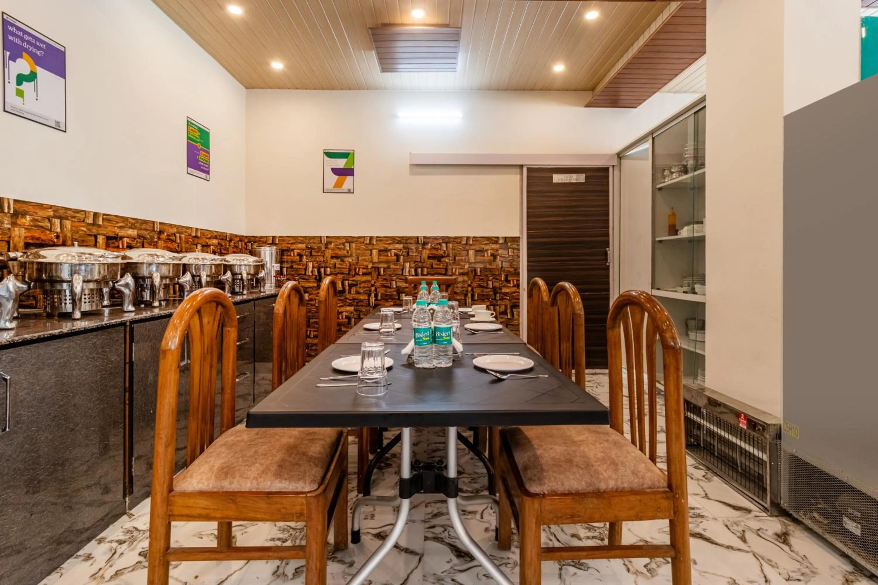 Dining area in Treebo Srishti Vaikunth With Mountain View