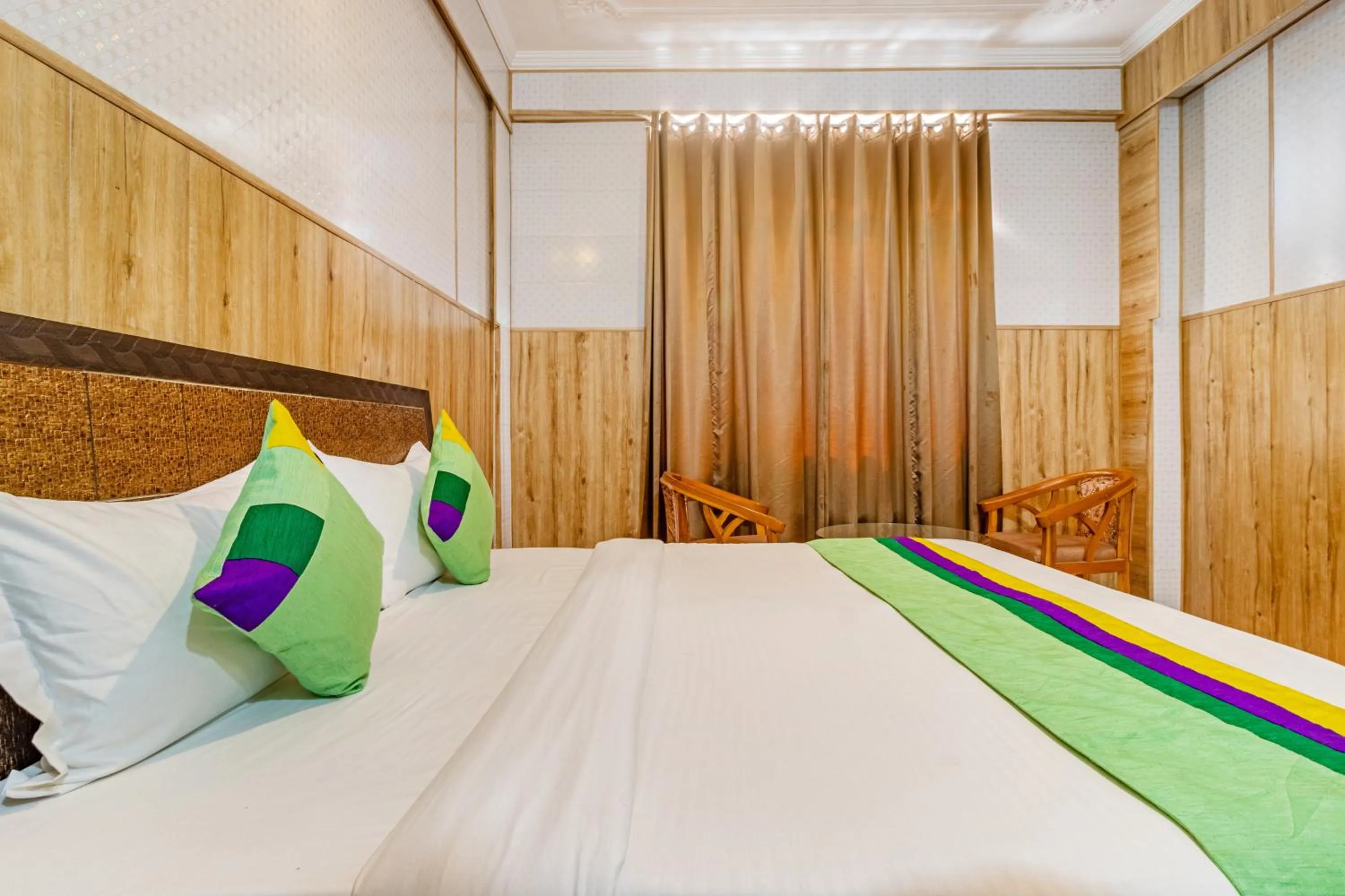 Bedroom in Treebo Srishti Vaikunth With Mountain View