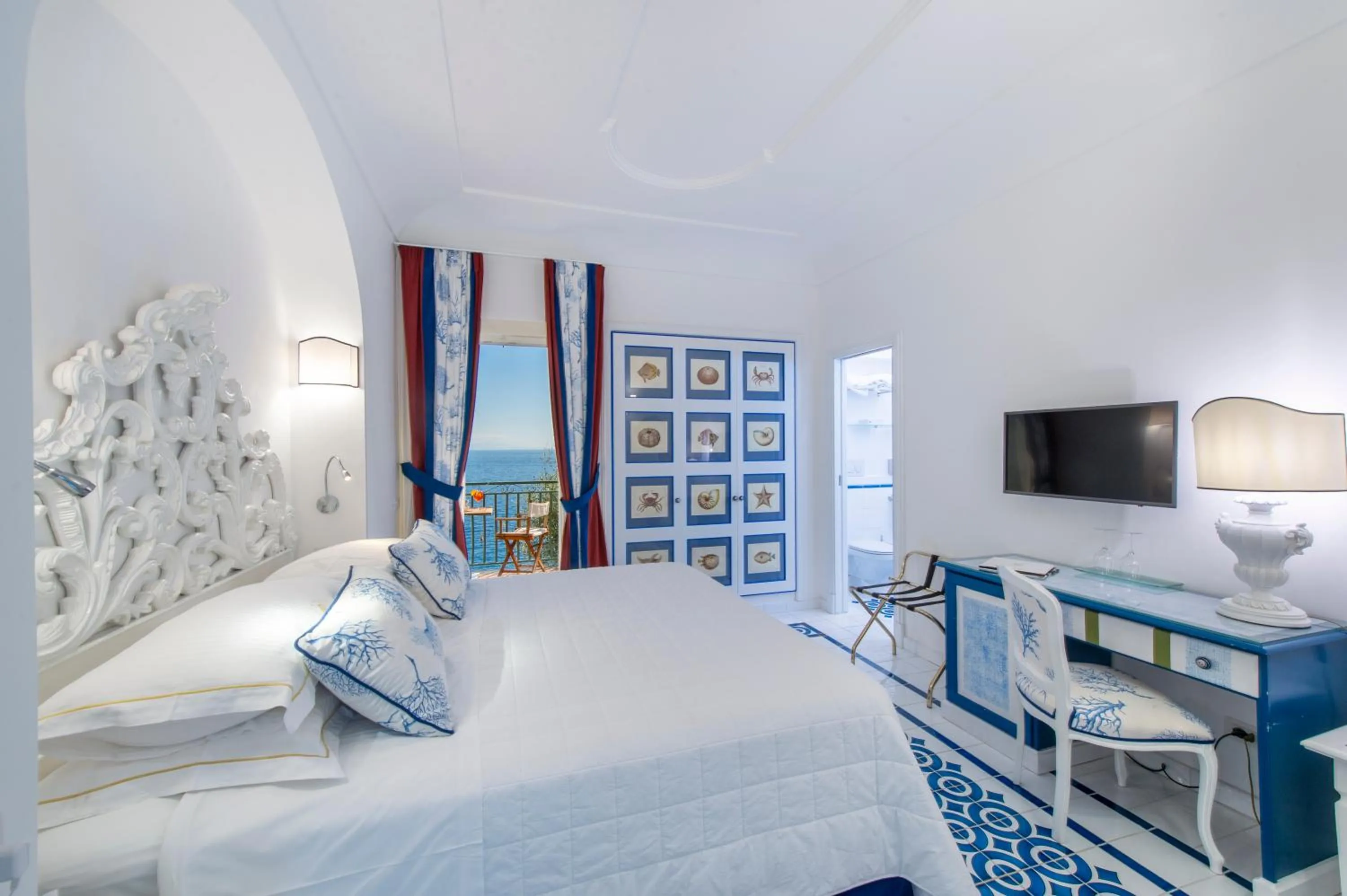 Bedroom, Bed in Hotel Onda Verde