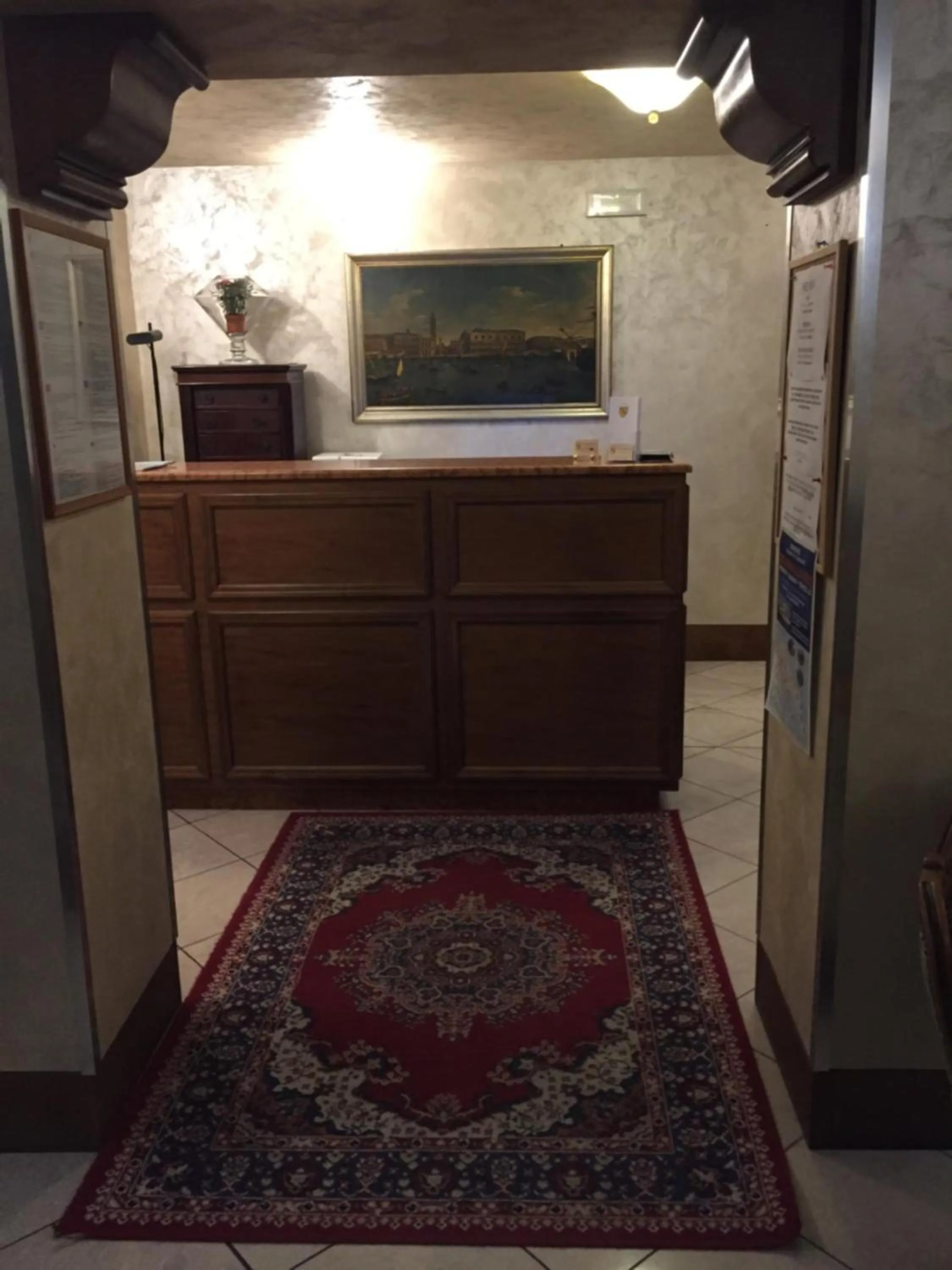 Lobby or reception in Hotel Malibran