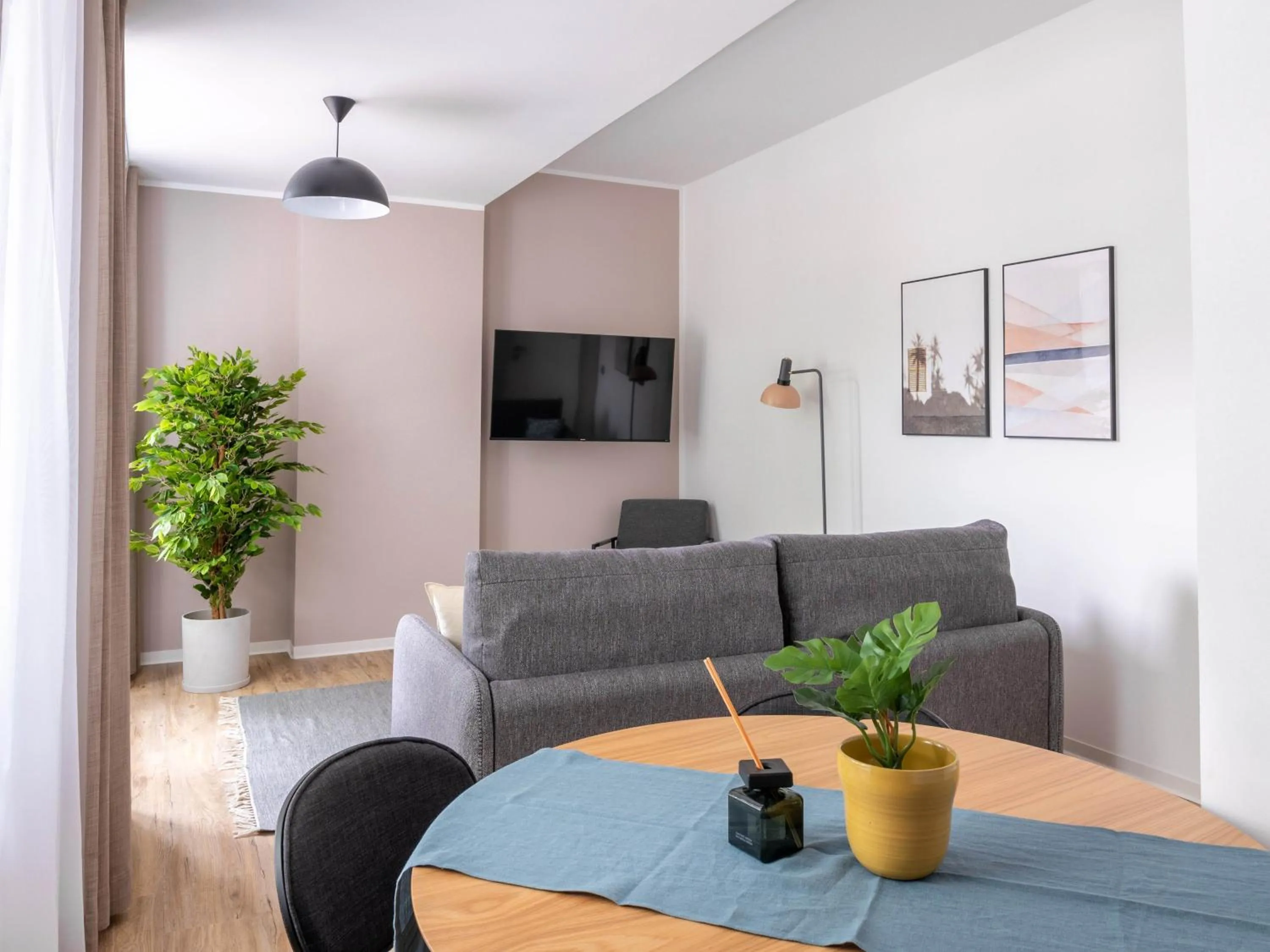 Living room in Limehome Salzgitter A-Schweitzer-Str