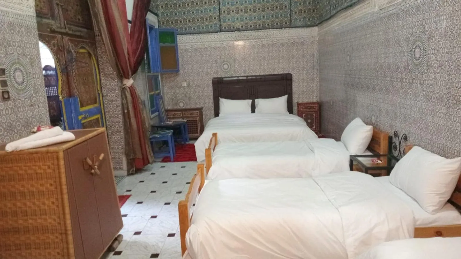 Bed in Riad Carole - Perfect for Families & Groups
