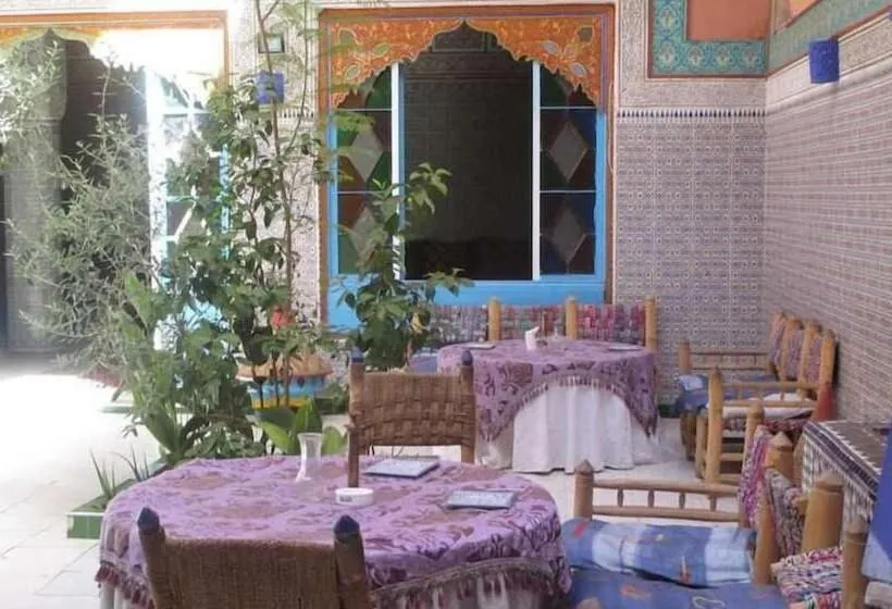Patio in Riad Carole - Perfect for Families & Groups