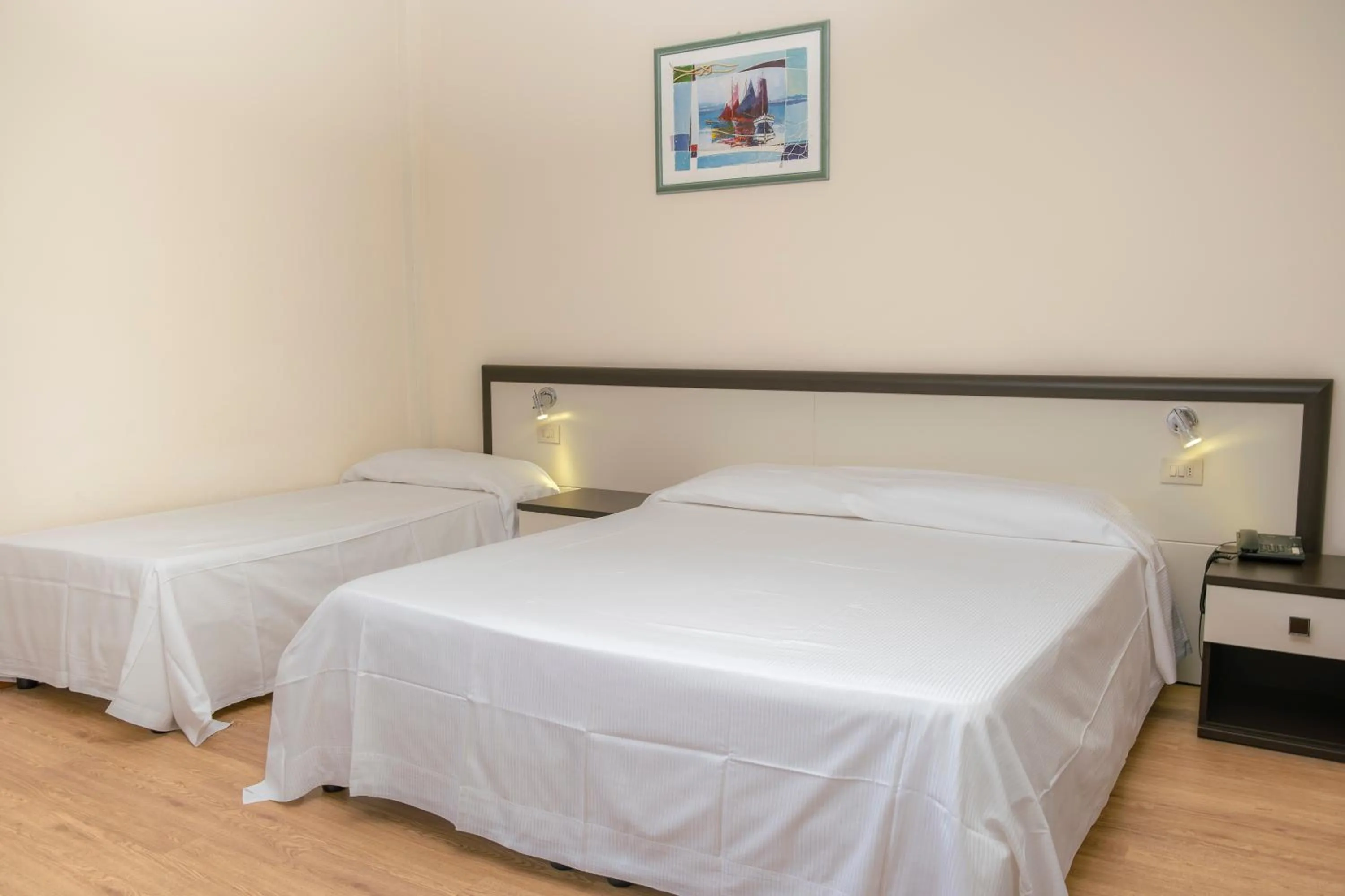 Bed in Hotel Fabricia