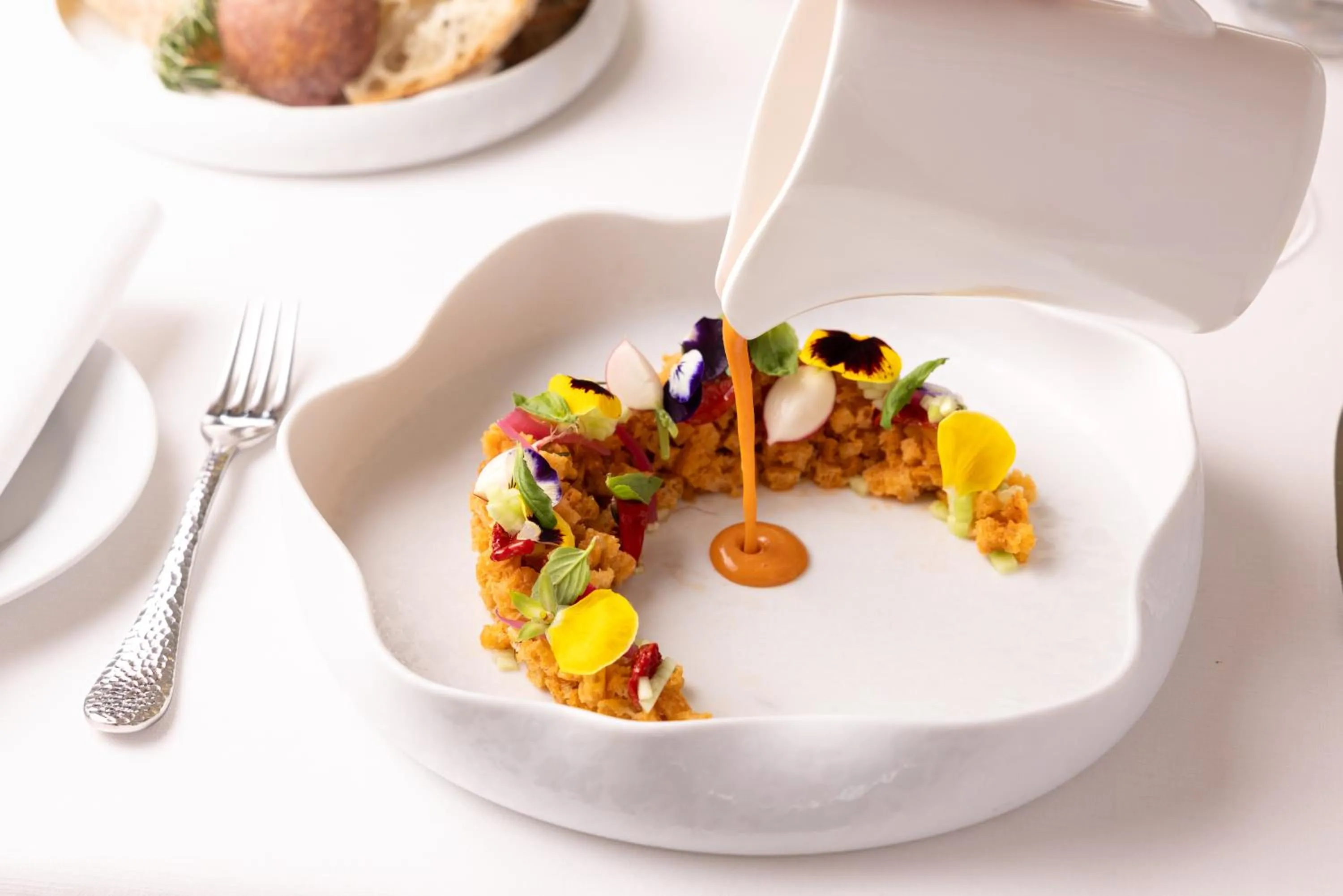 Food close-up in Castello di Velona Resort, Thermal SPA & Winery