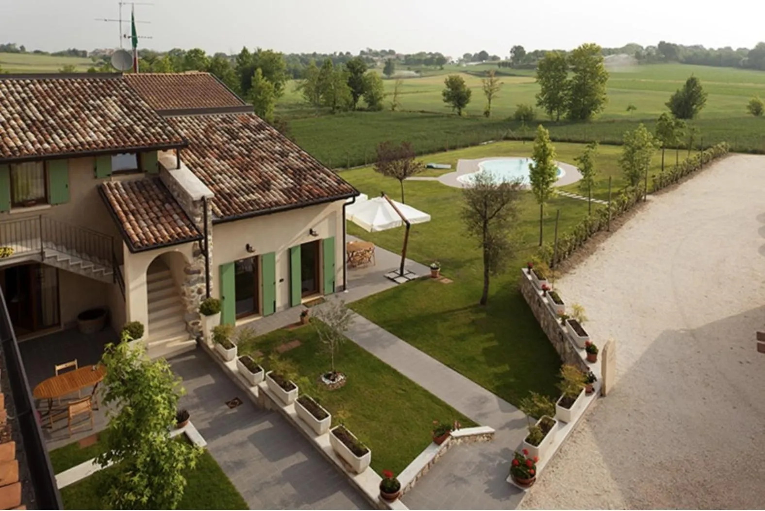 Garden in La Casa del Nonno