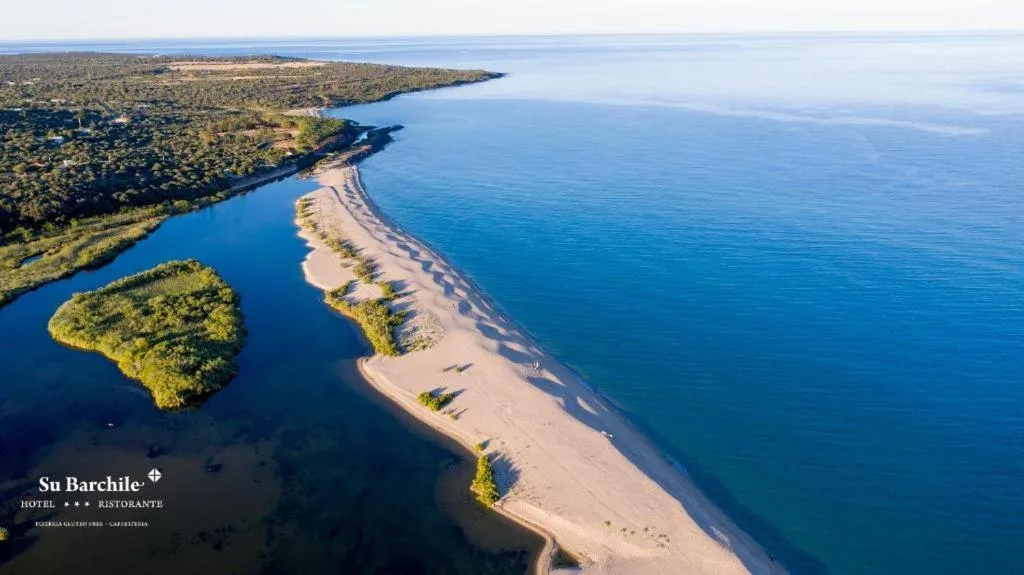 Natural landscape in Hotel Su Barchile
