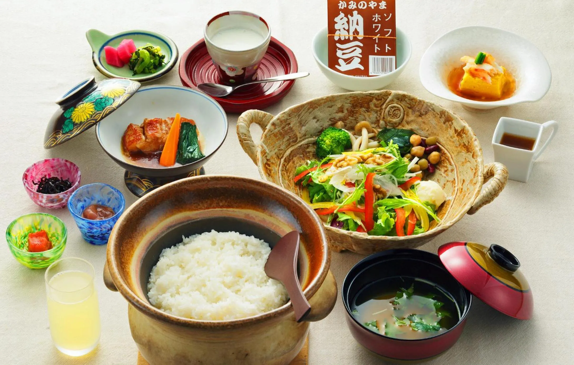 Asian breakfast in Hayamakan