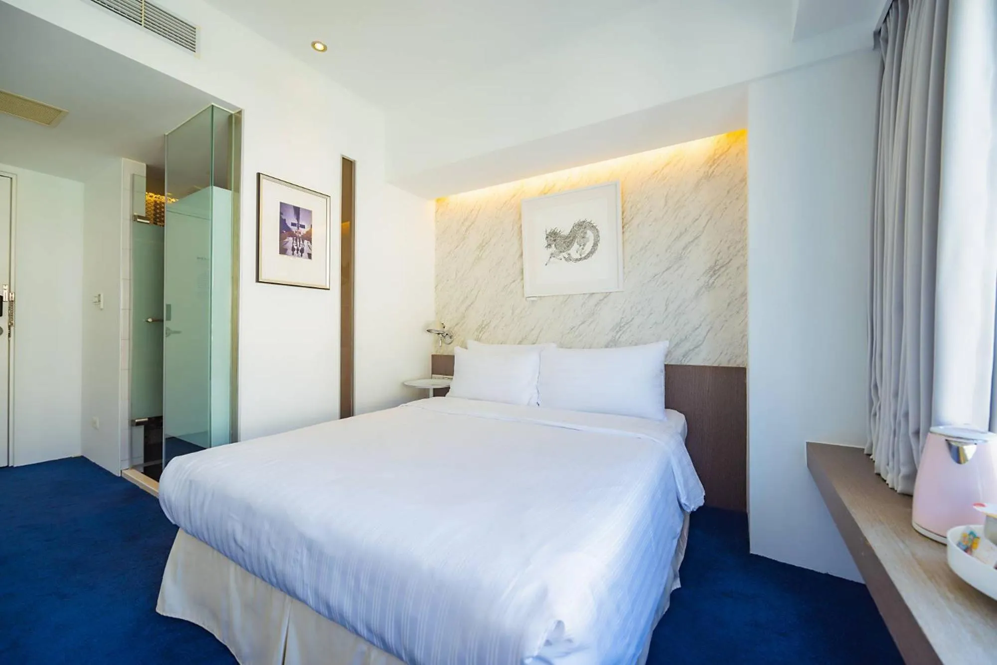 Bed in 苓旅松山館 Lininn Tapei Arena