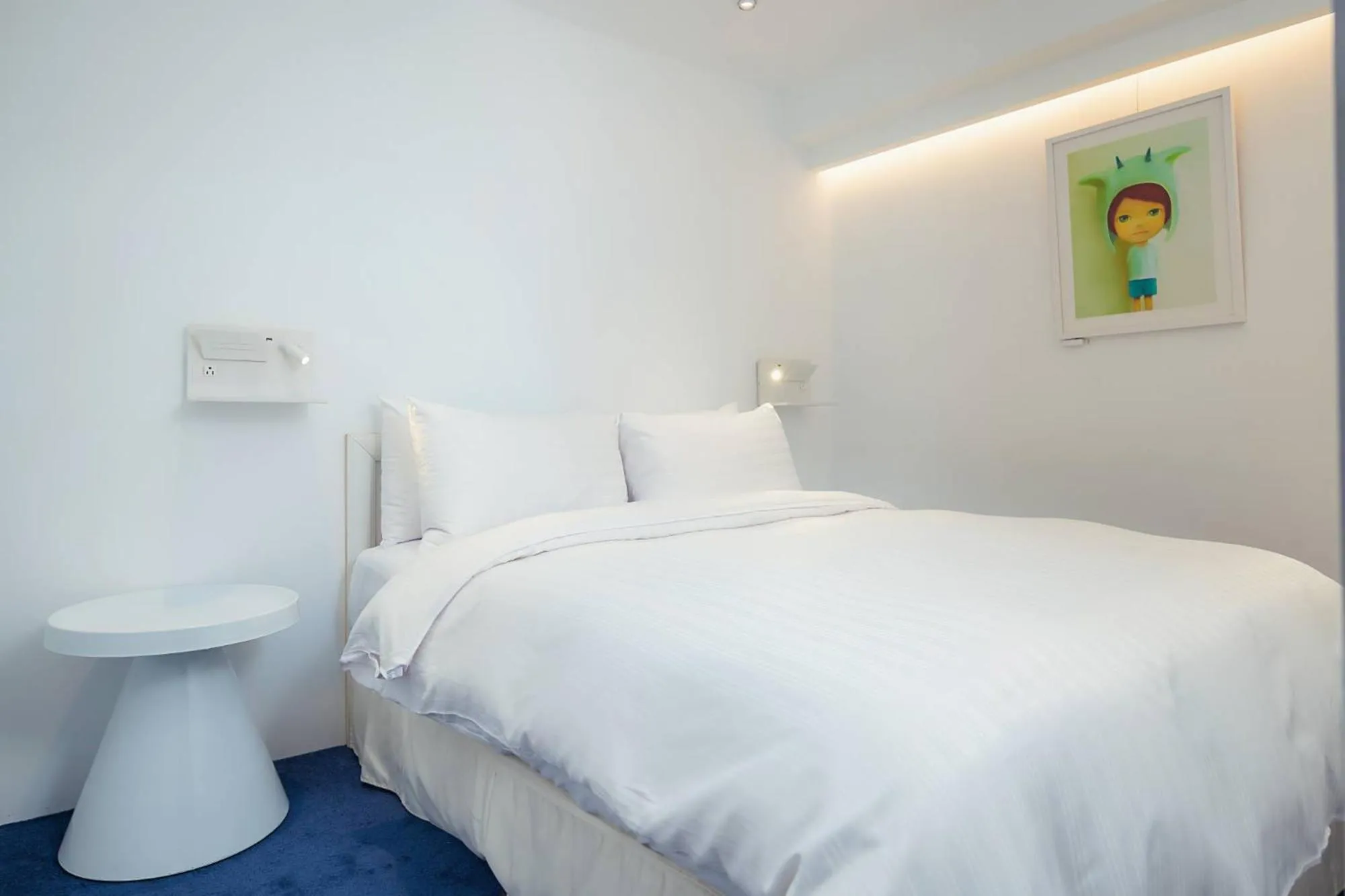 Bed in 苓旅松山館 Lininn Tapei Arena