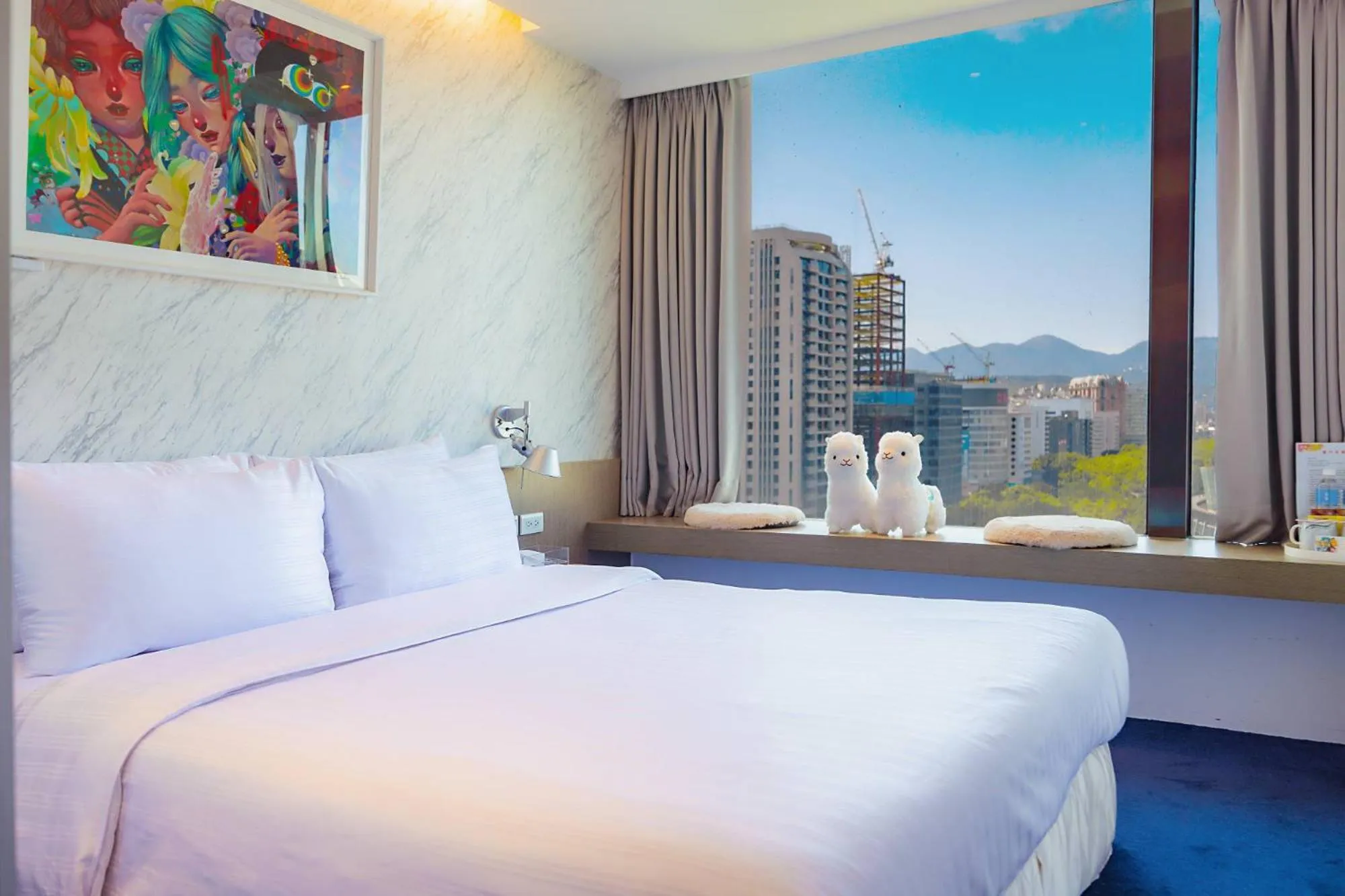 Bed in 苓旅松山館 Lininn Tapei Arena