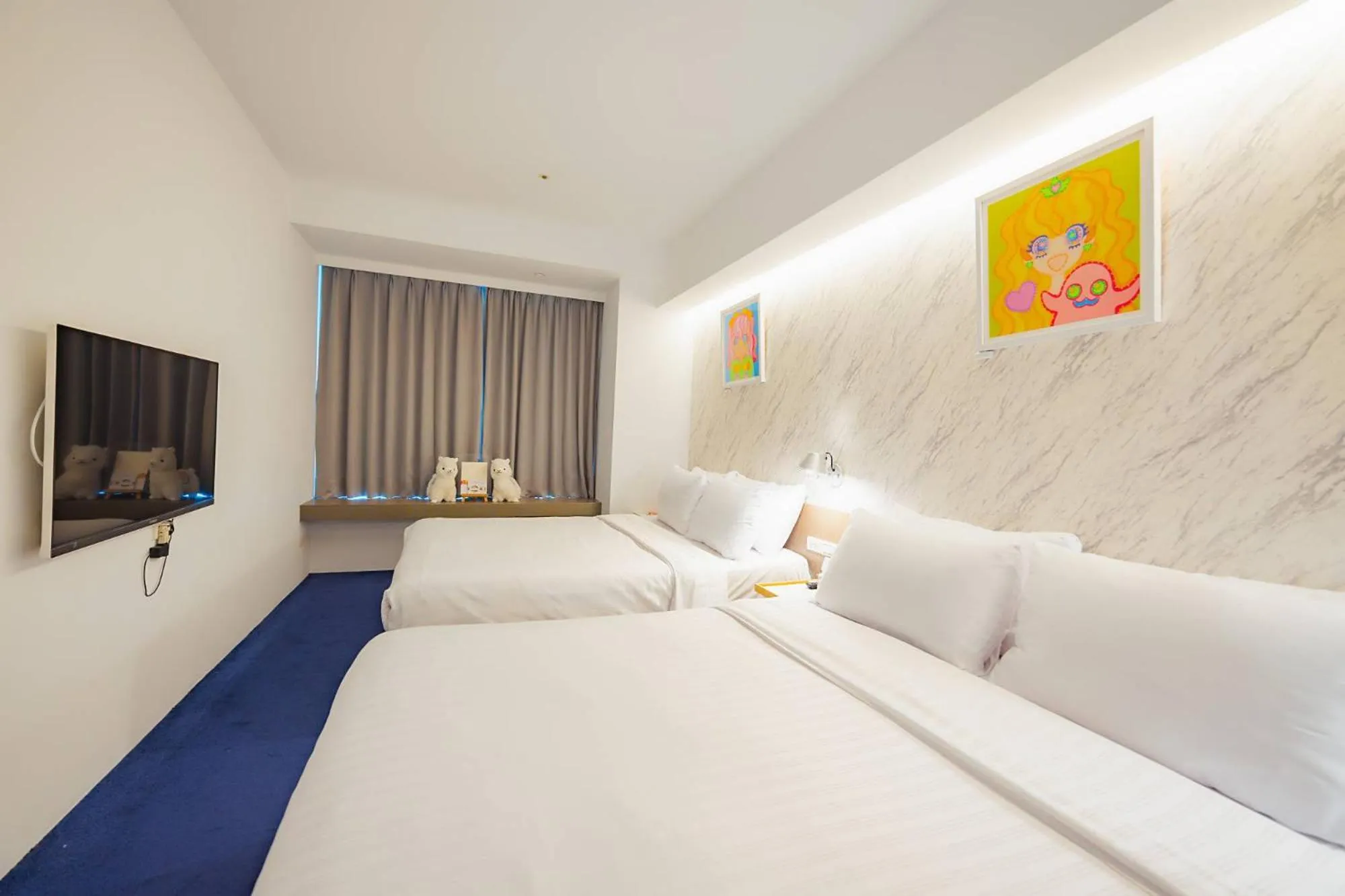 Bed in 苓旅松山館 Lininn Tapei Arena