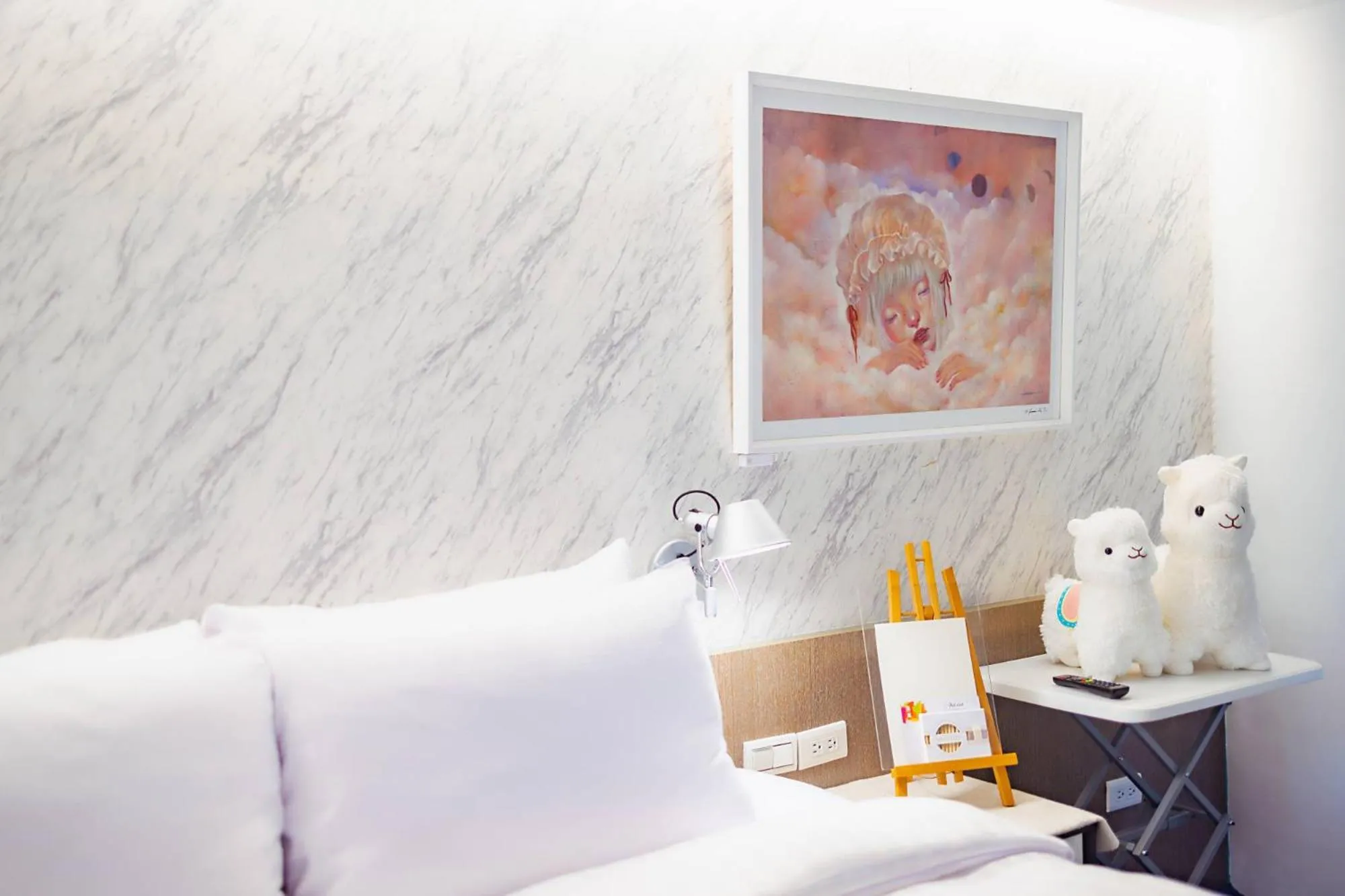 Bed in 苓旅松山館 Lininn Tapei Arena