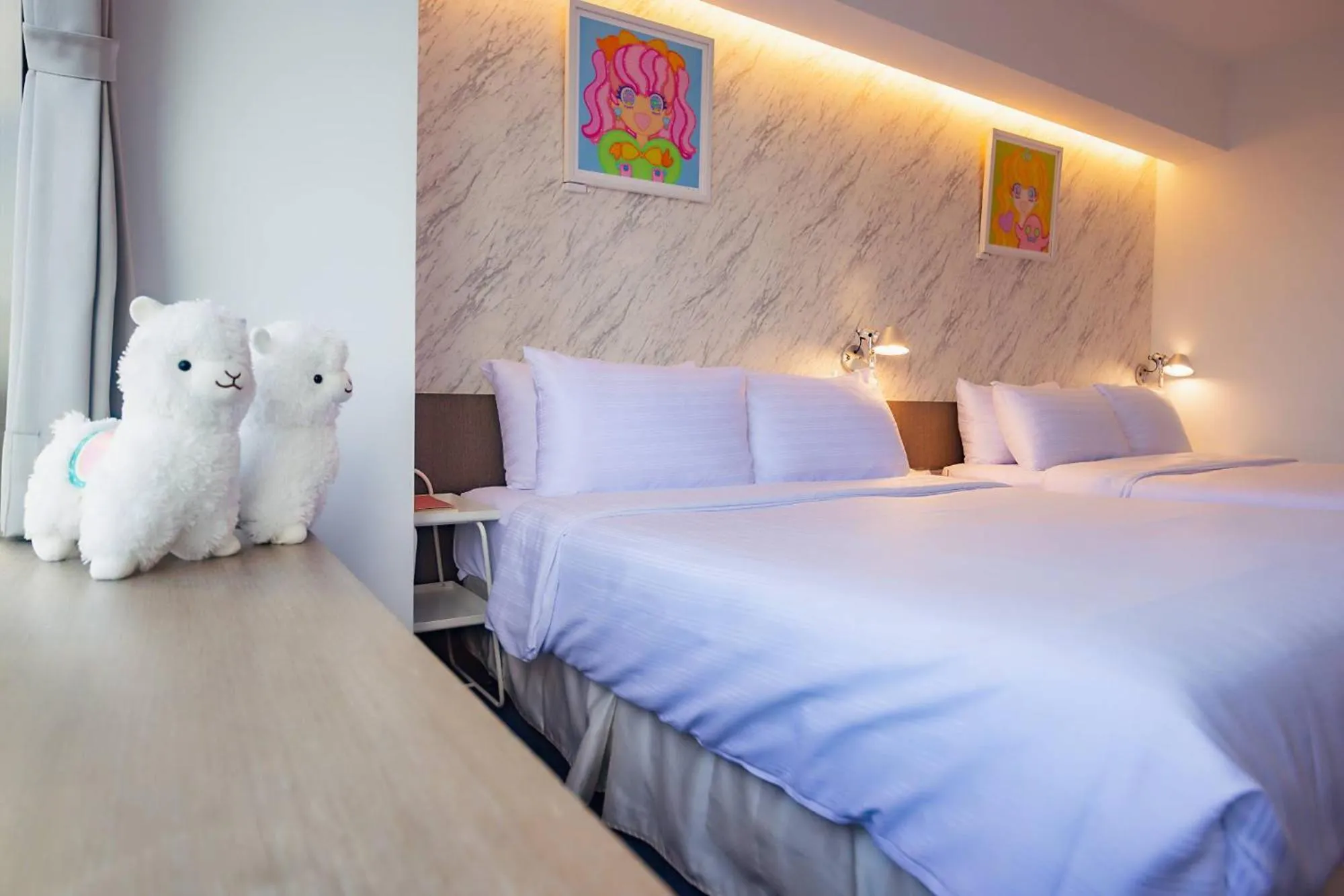 Bed in 苓旅松山館 Lininn Tapei Arena