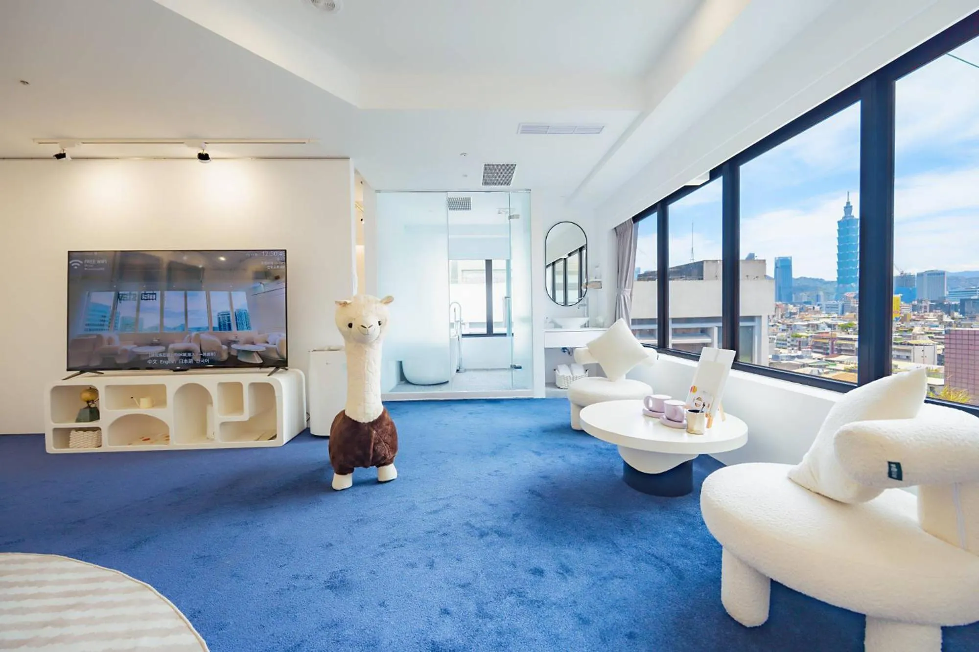 Living room in 苓旅松山館 Lininn Tapei Arena