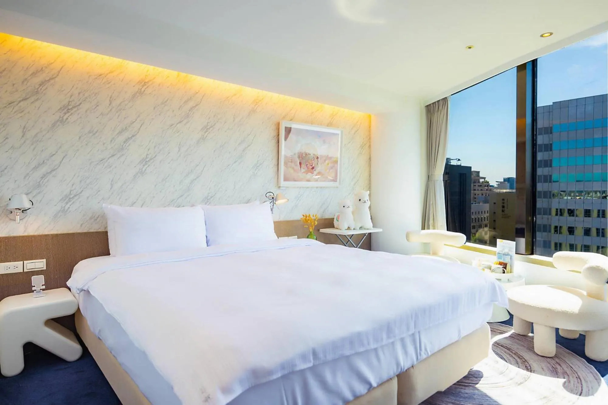 Bed in 苓旅松山館 Lininn Tapei Arena