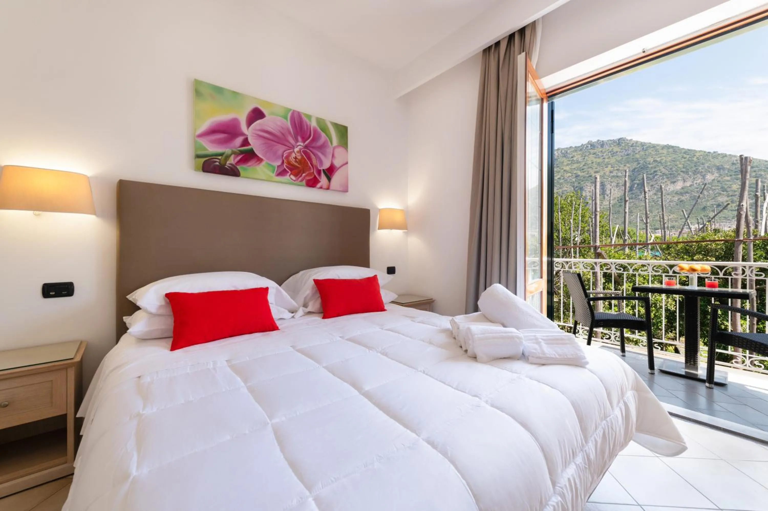 Bed in Villa Francesca Relais