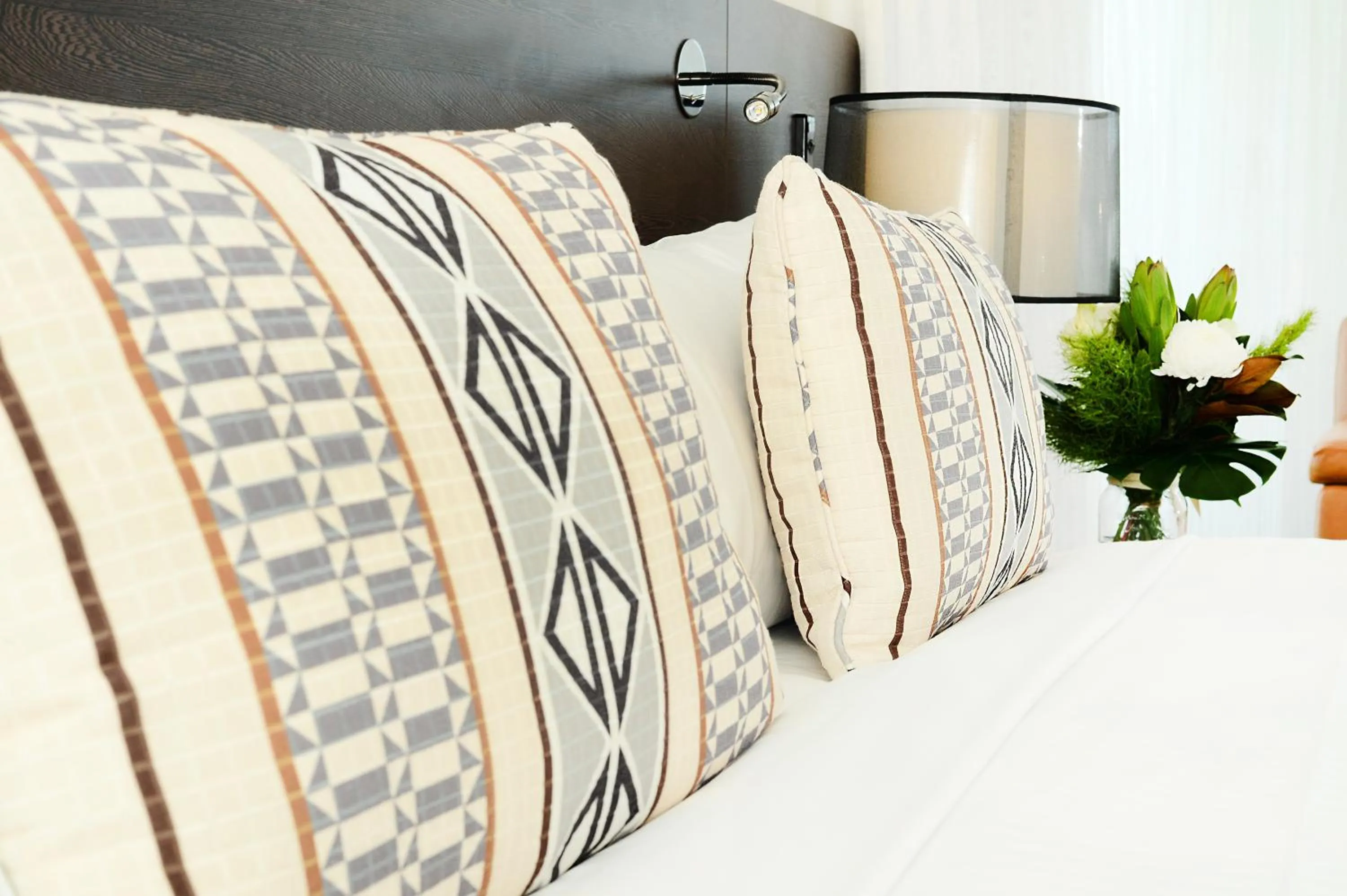 Decorative detail, Bed in Oaks Gladstone Grand Hotel