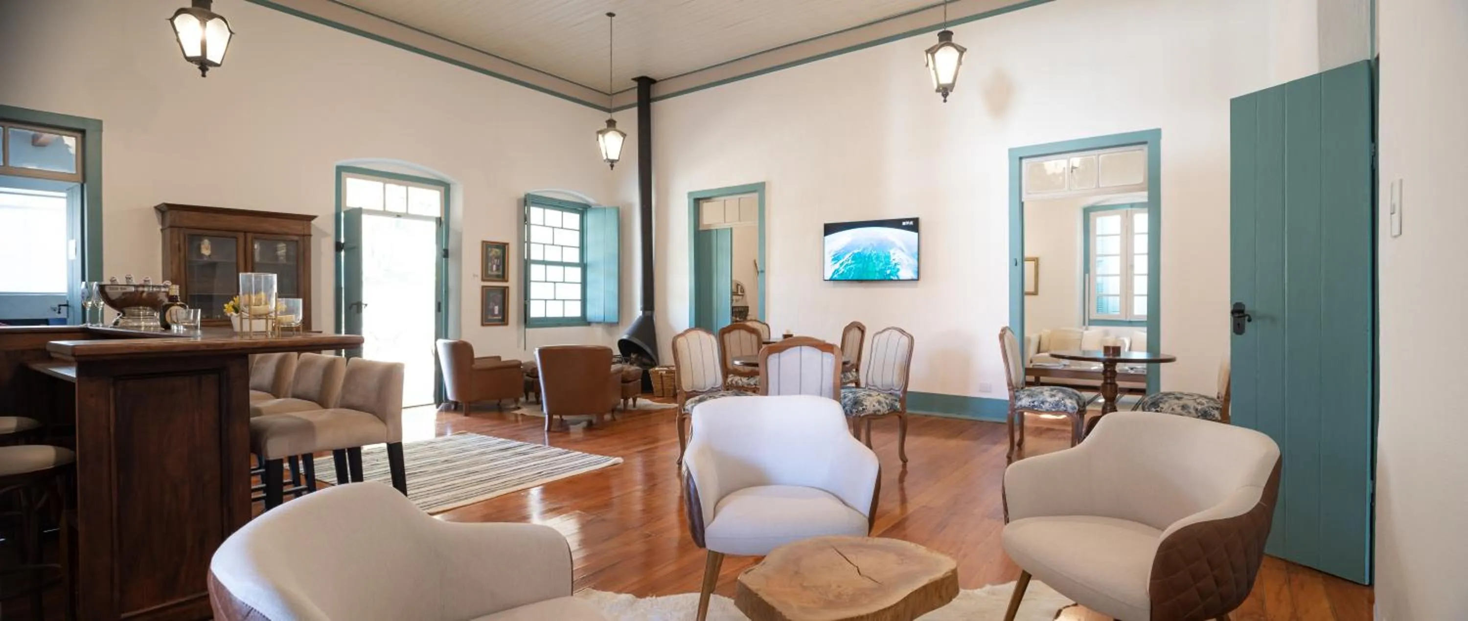Seating area in Limoeiro da Concórdia Hotel Fazenda de Charme
