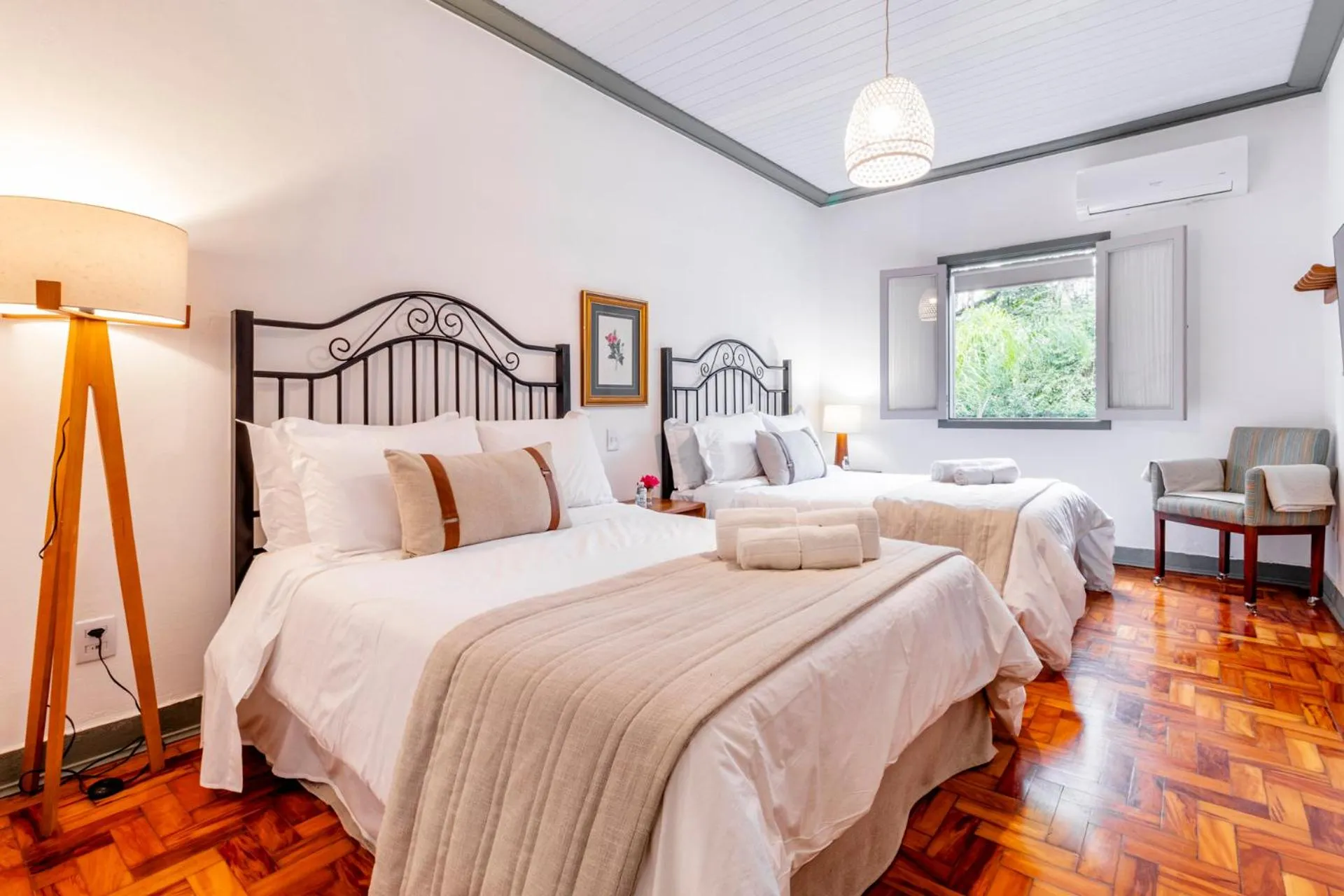 Bed in Limoeiro da Concórdia Hotel Fazenda de Charme