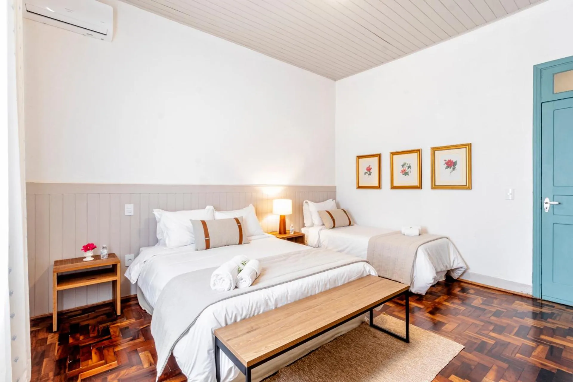 Bed in Limoeiro da Concórdia Hotel Fazenda de Charme