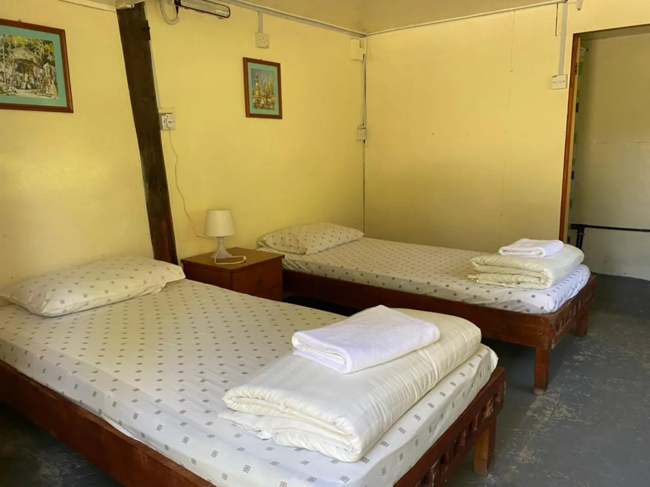 Bed in Mile 36 Lodge