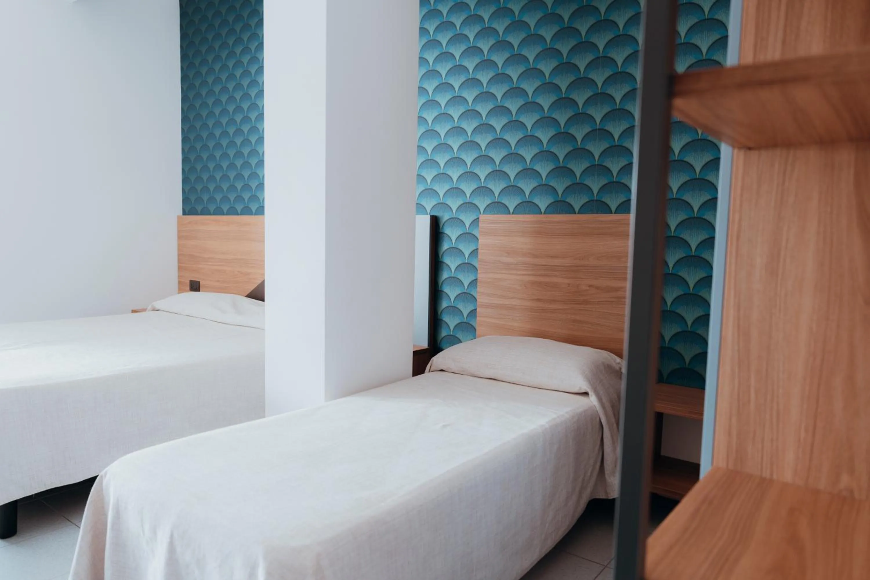 Bedroom, Bed in Hotel Acquario