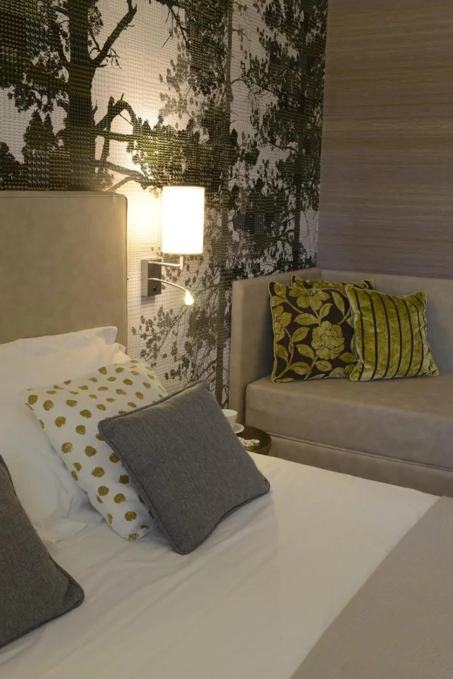 Bed in Hotel Villa Cappugi