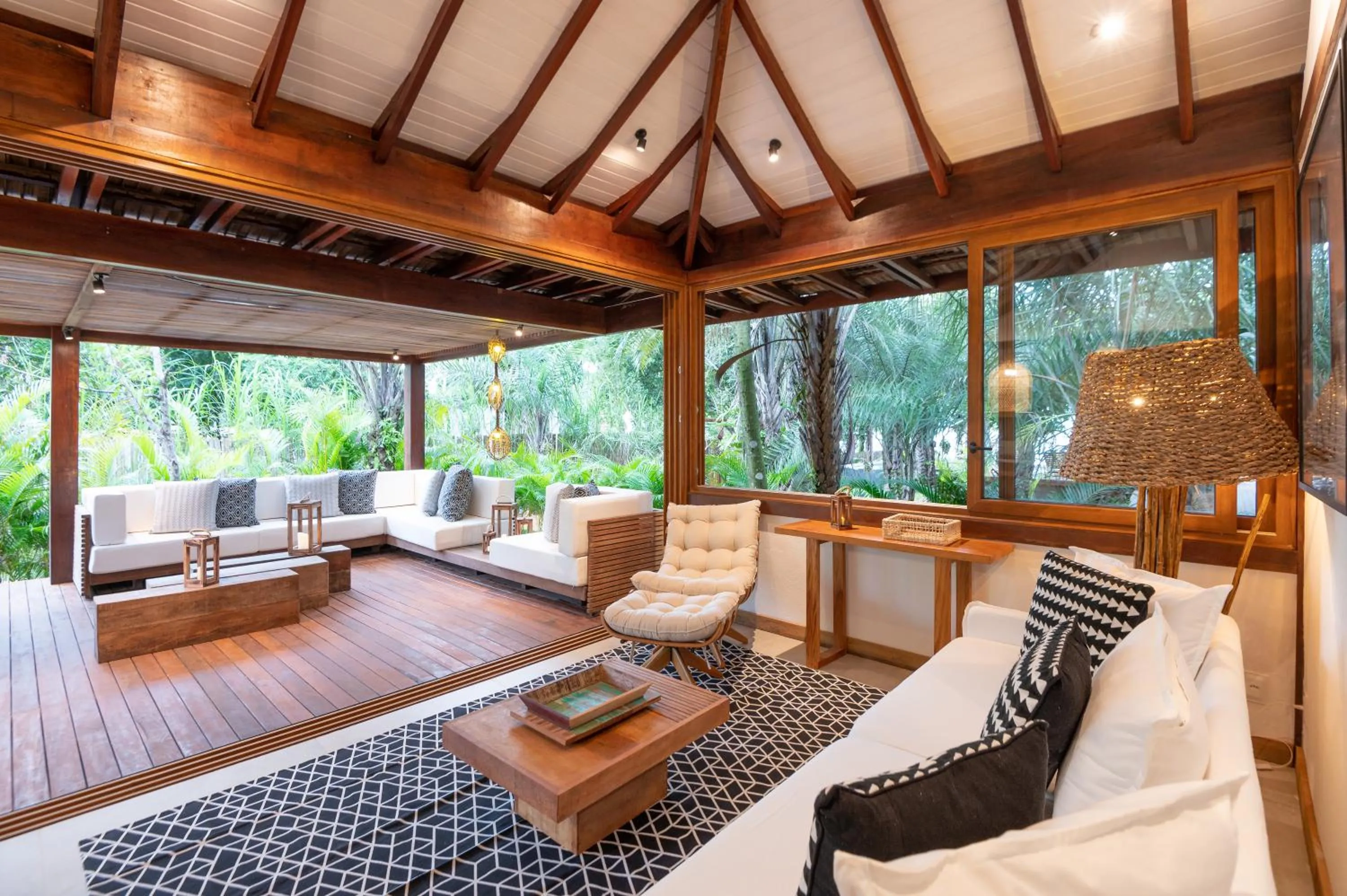 Living room in Colibri Beach Villas