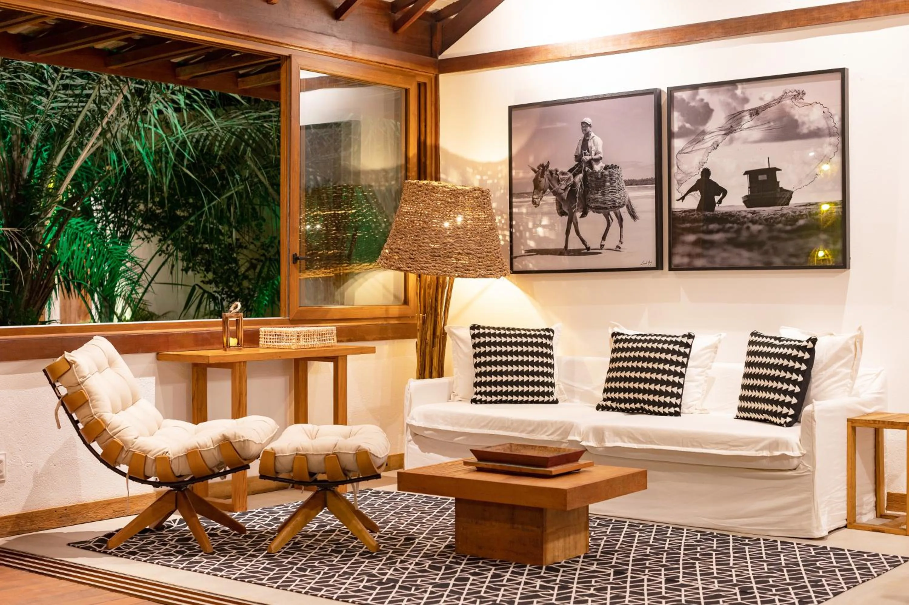 Living room in Colibri Beach Villas