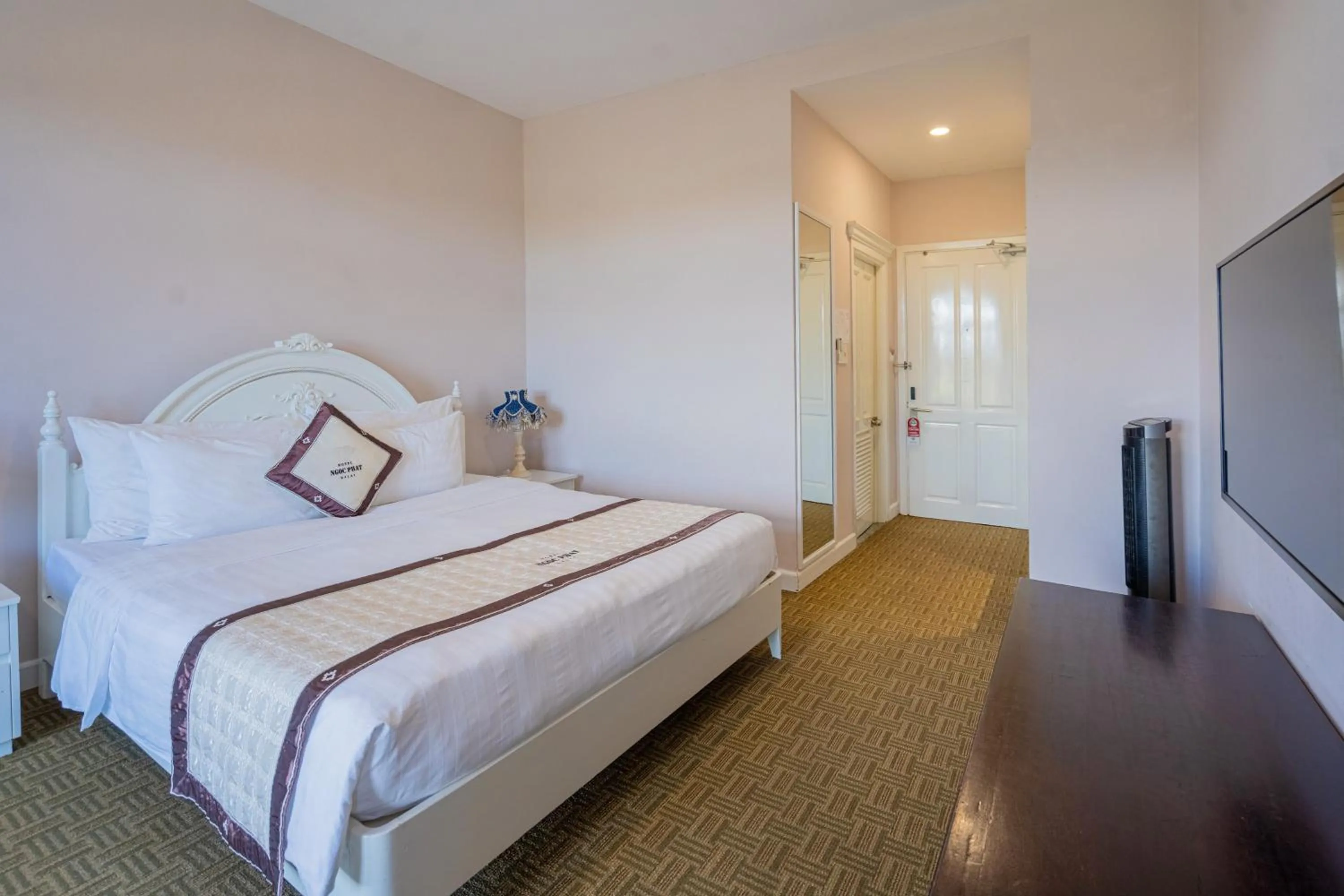 Bed in Ngoc Phat Dalat Hotel