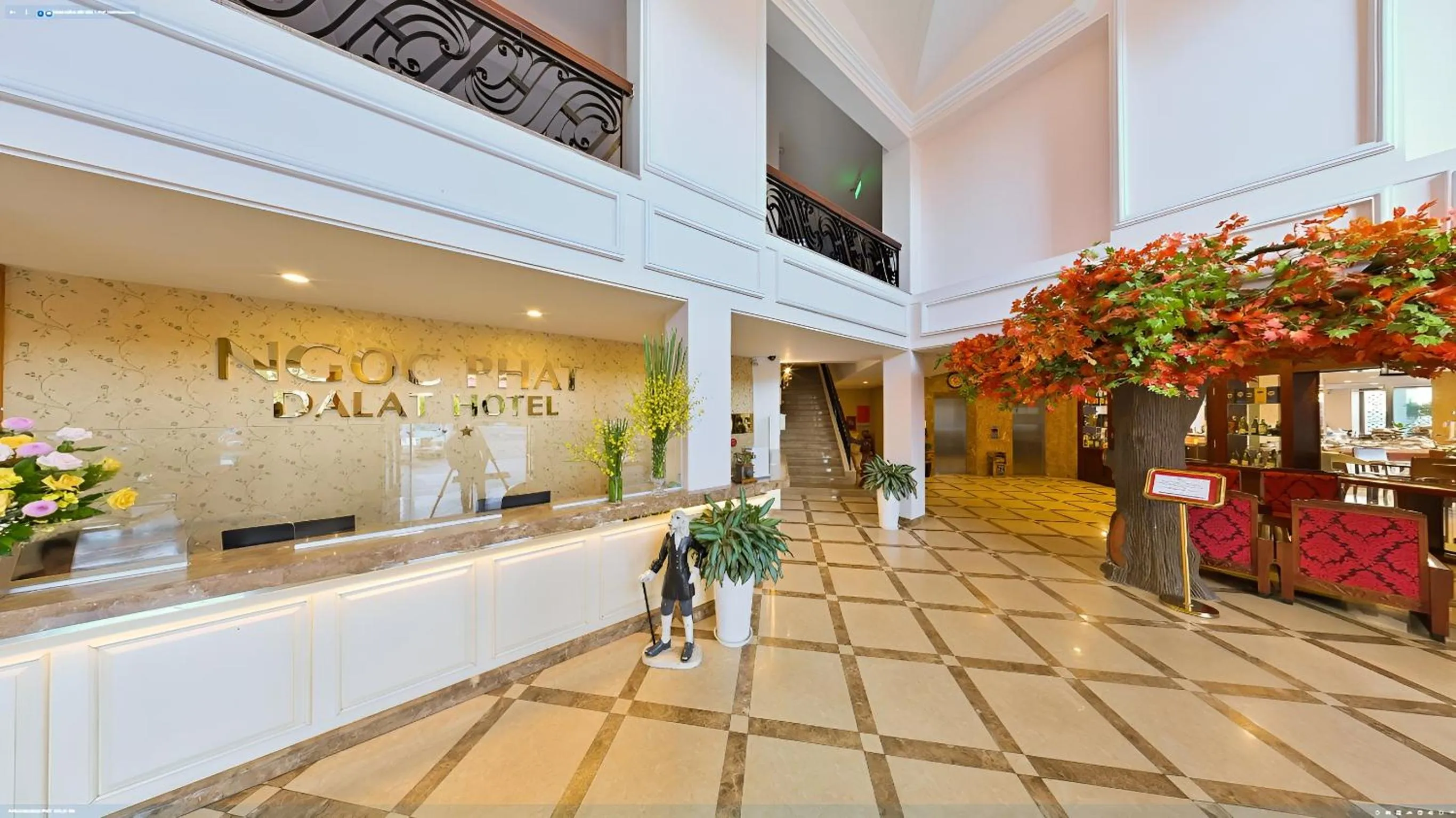 Lobby or reception in Ngoc Phat Dalat Hotel