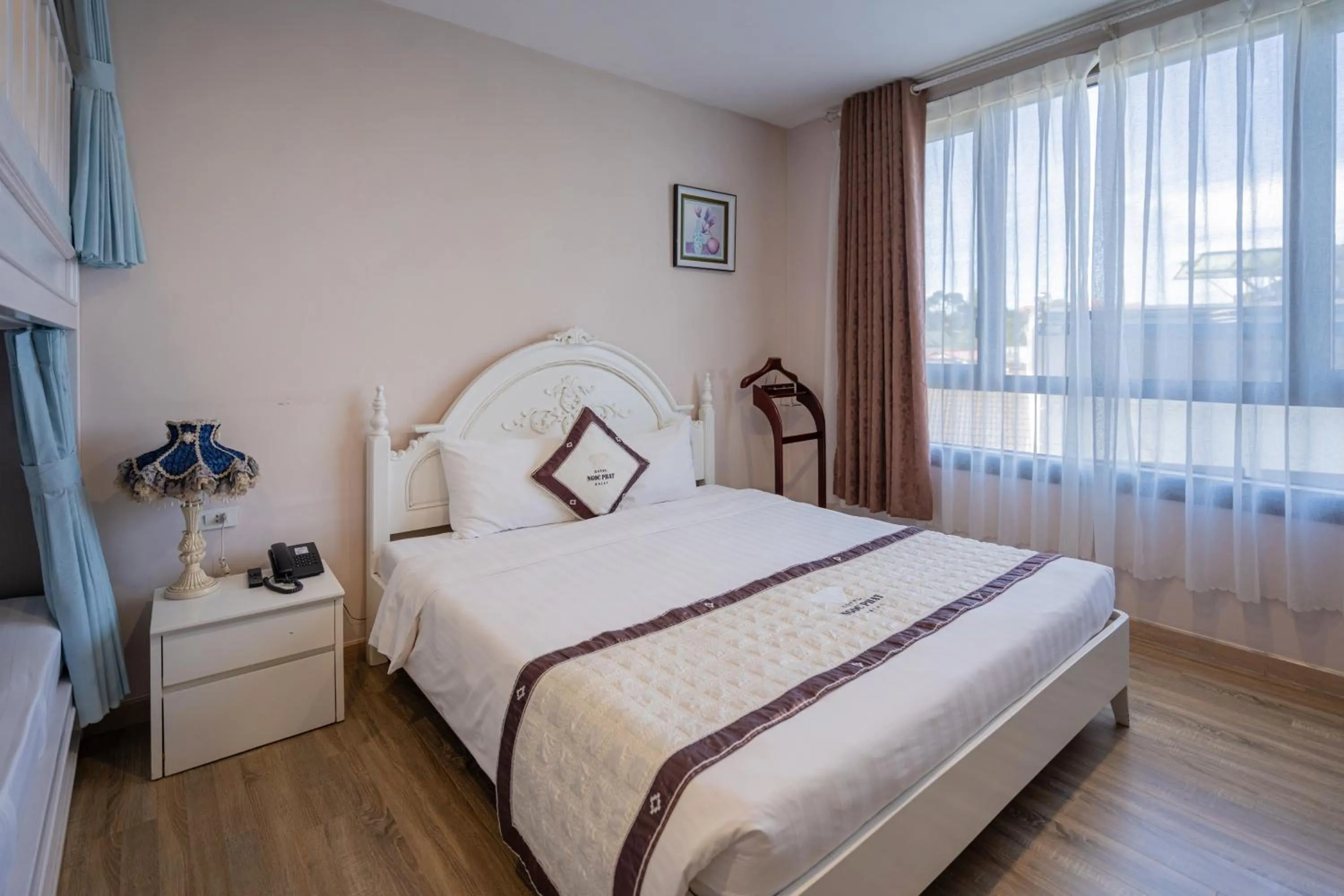 Bed in Ngoc Phat Dalat Hotel