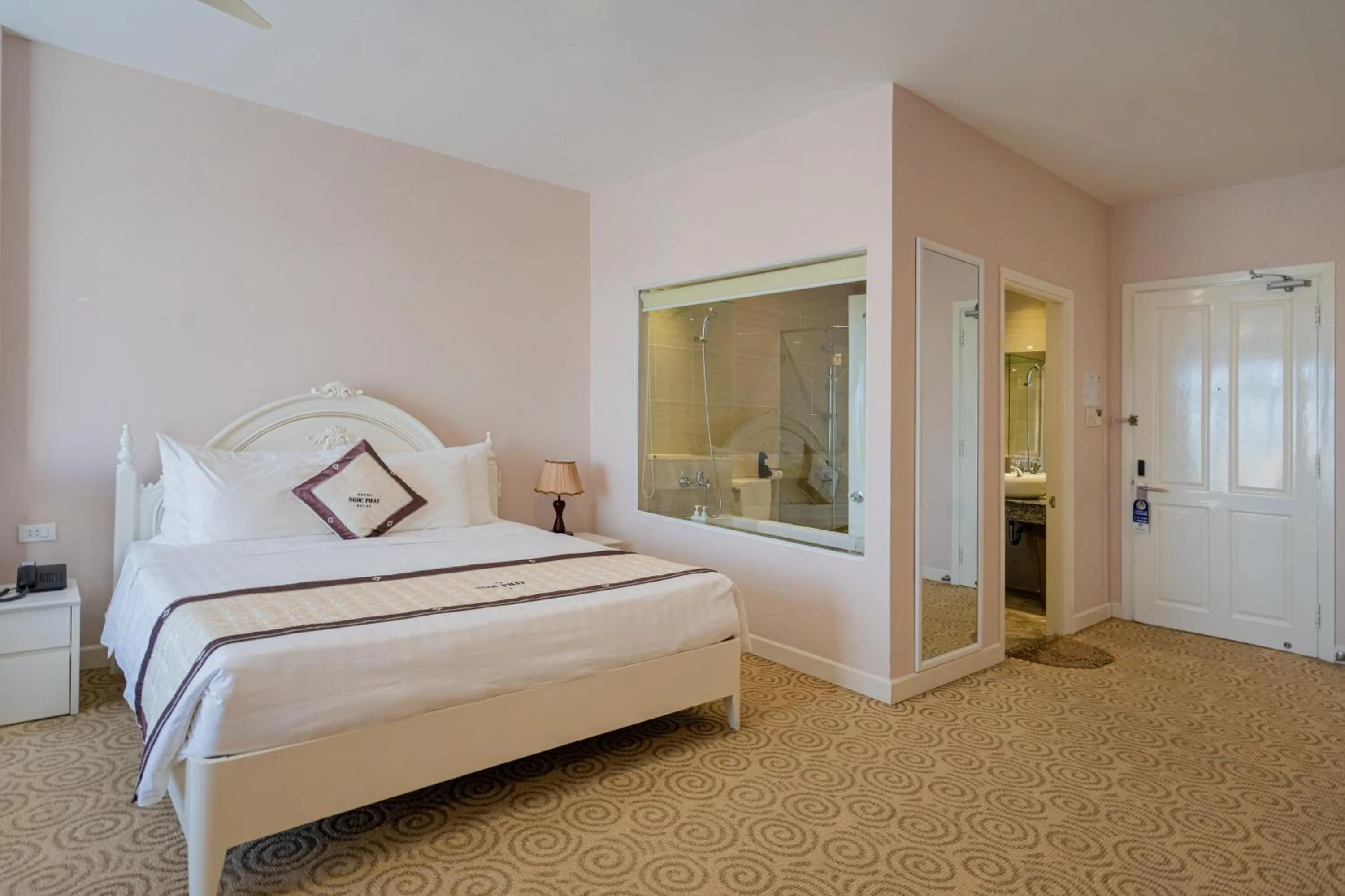 Bed in Ngoc Phat Dalat Hotel