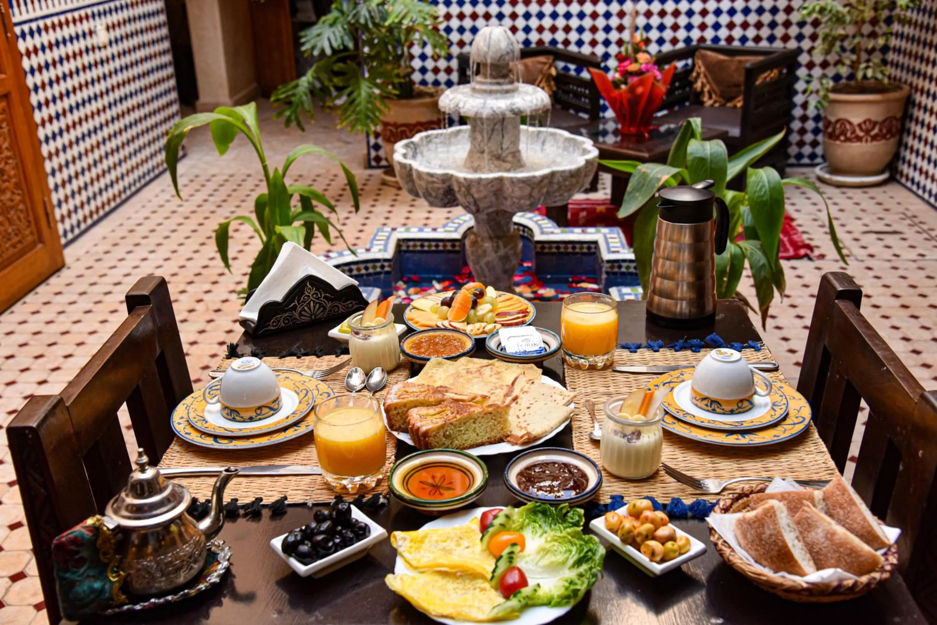 Breakfast in Riad ZANOUBA