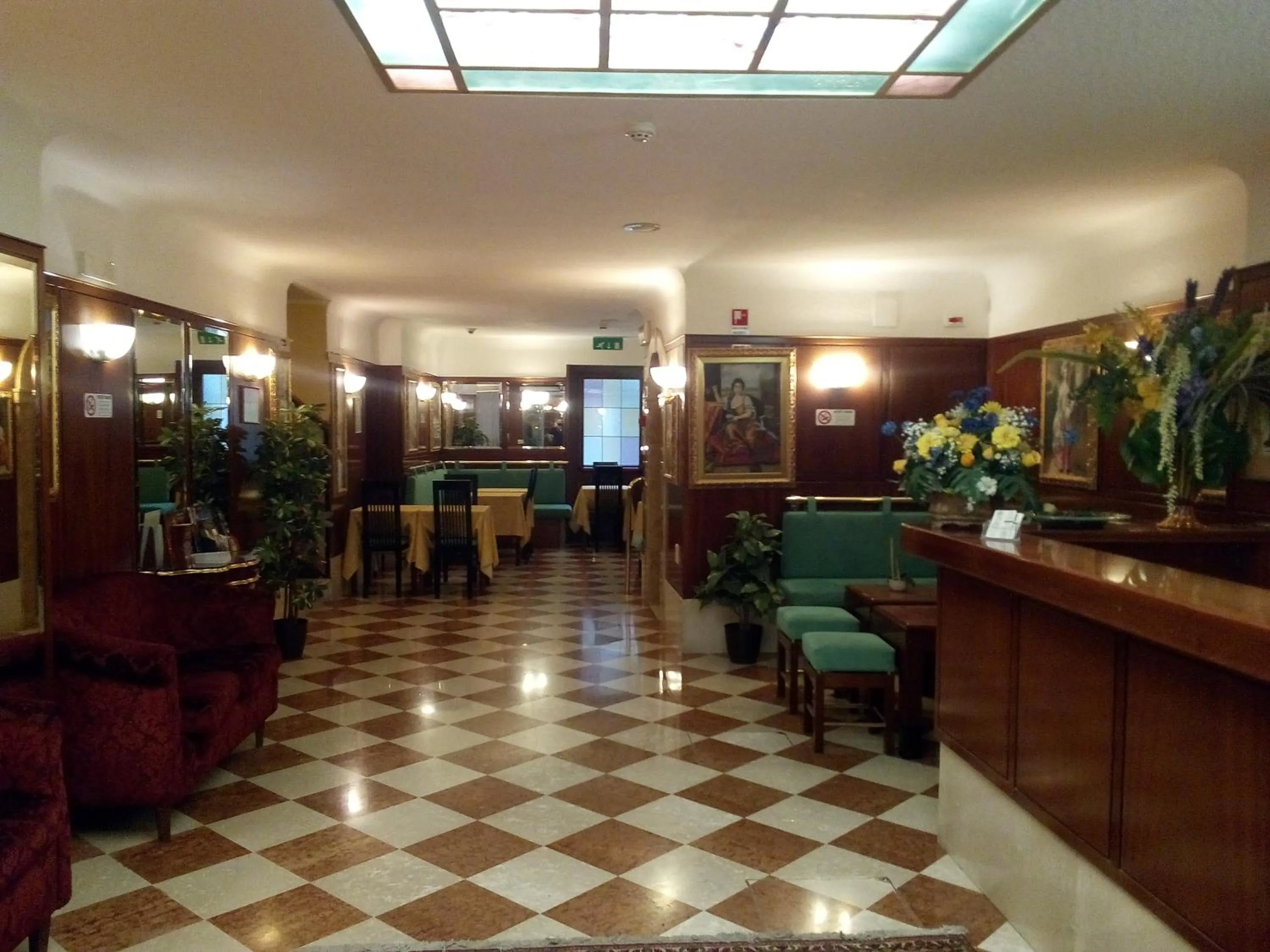 Lobby or reception in Hotel Diana