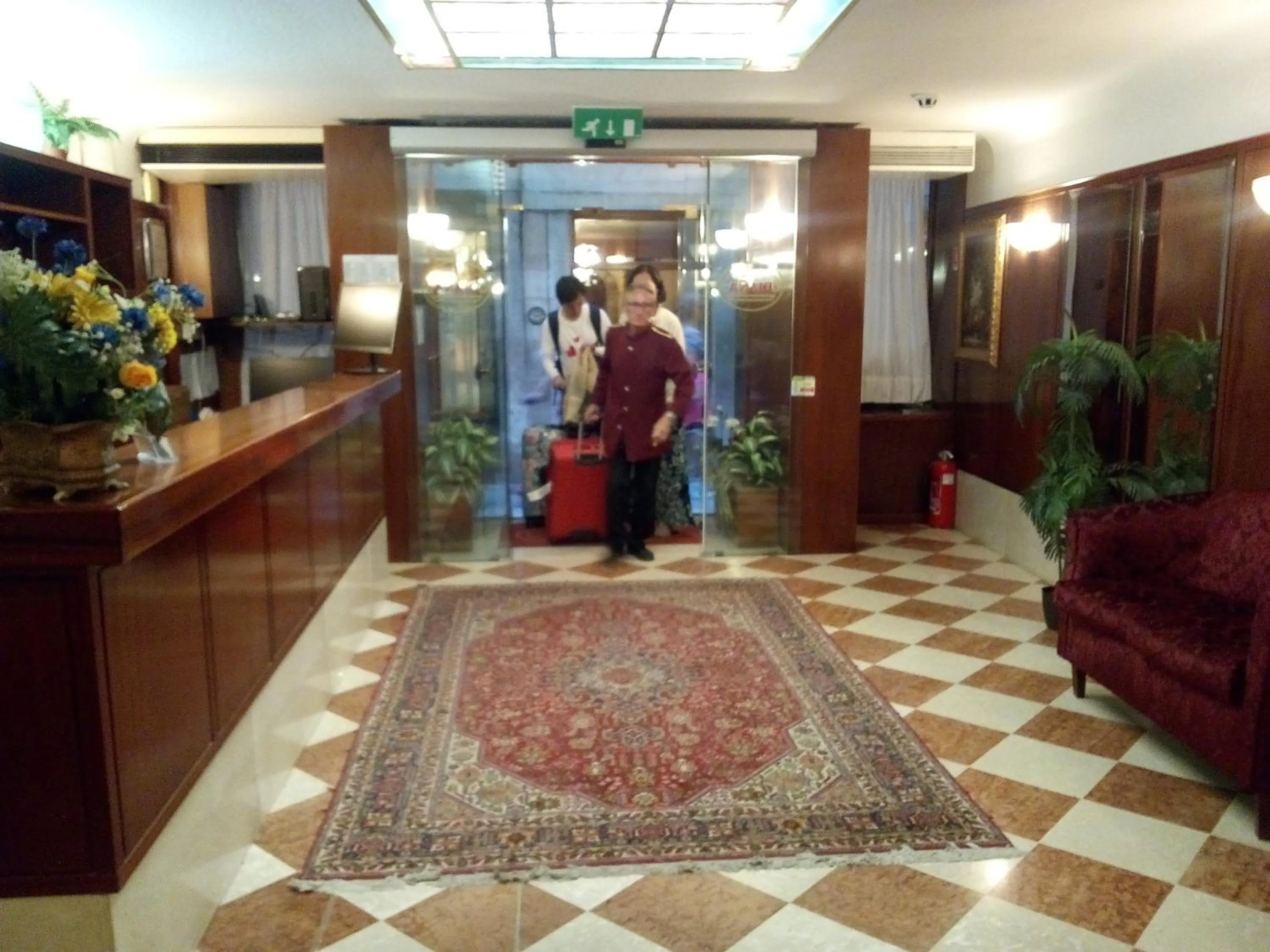 Lobby or reception in Hotel Diana